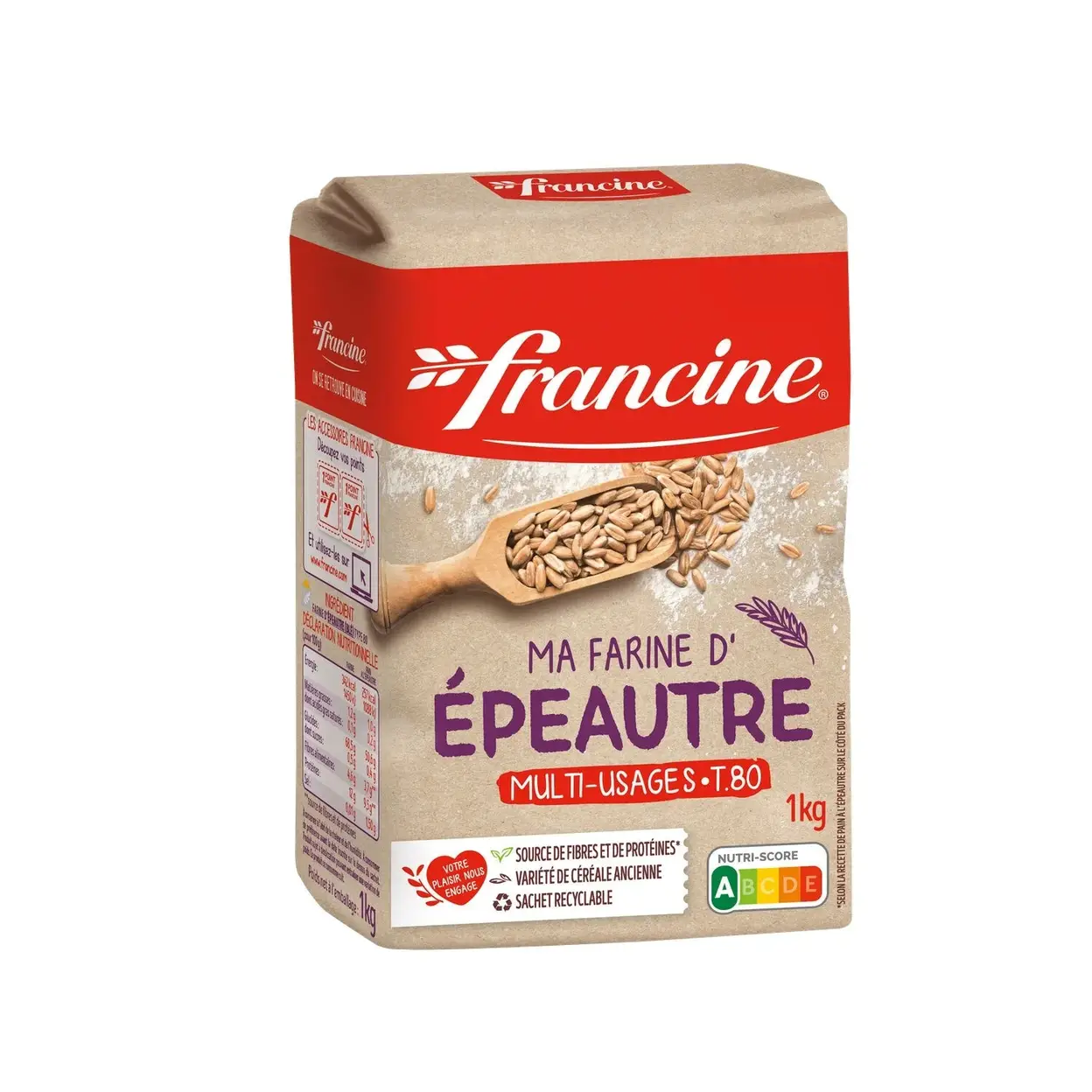 FRANCINE farine epeautre 1Kg image 0