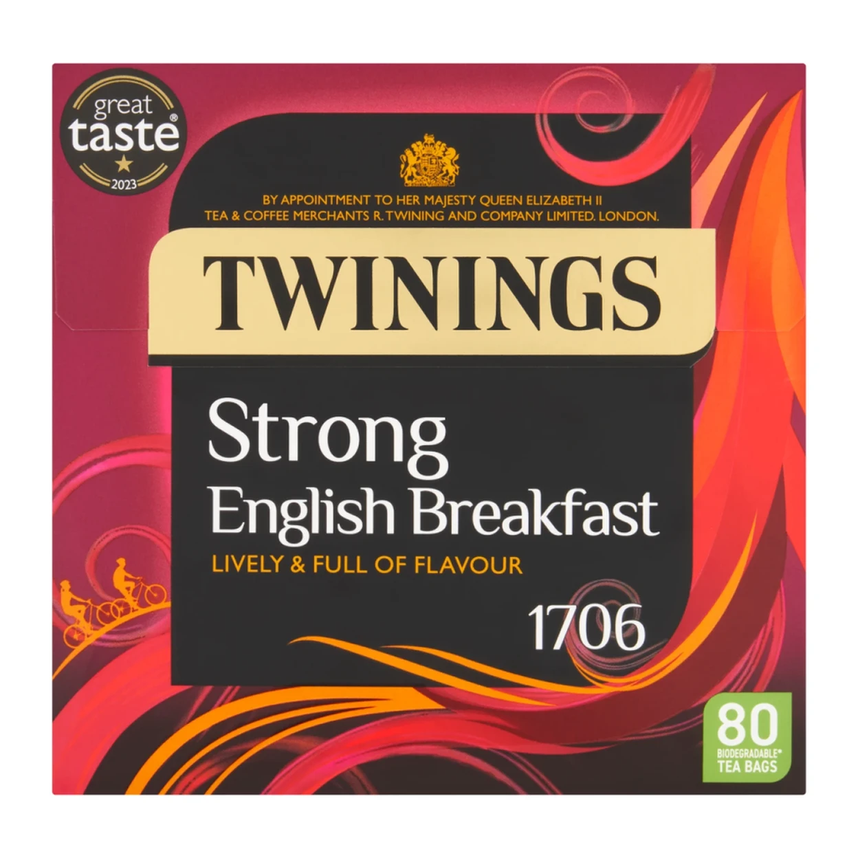 Twinings 80 Strong Tea Bags 250g image 0
