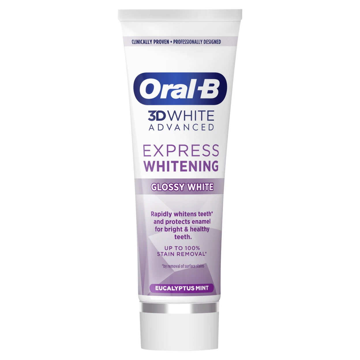 Oral-B 3DWhite Advanced Express Whitening Glossy White Toothpaste 75ml image 0