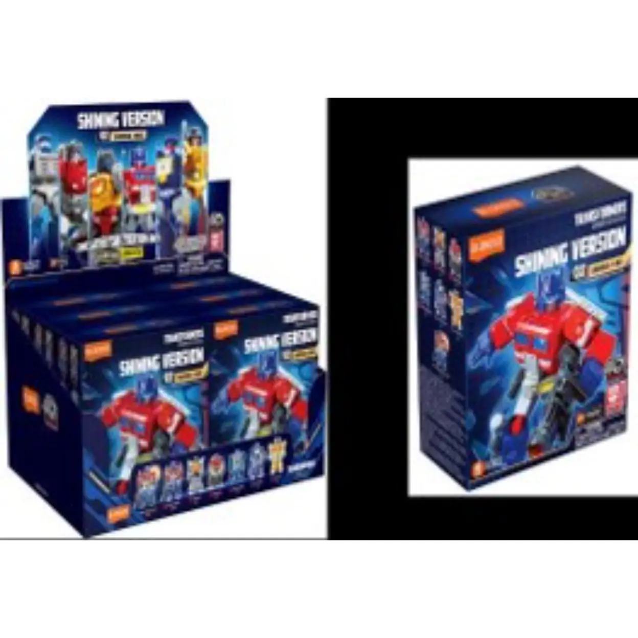 Blokees Transformers Shining Version 02 Shining 1985 Figurine articulée modèle aléatoire image 0