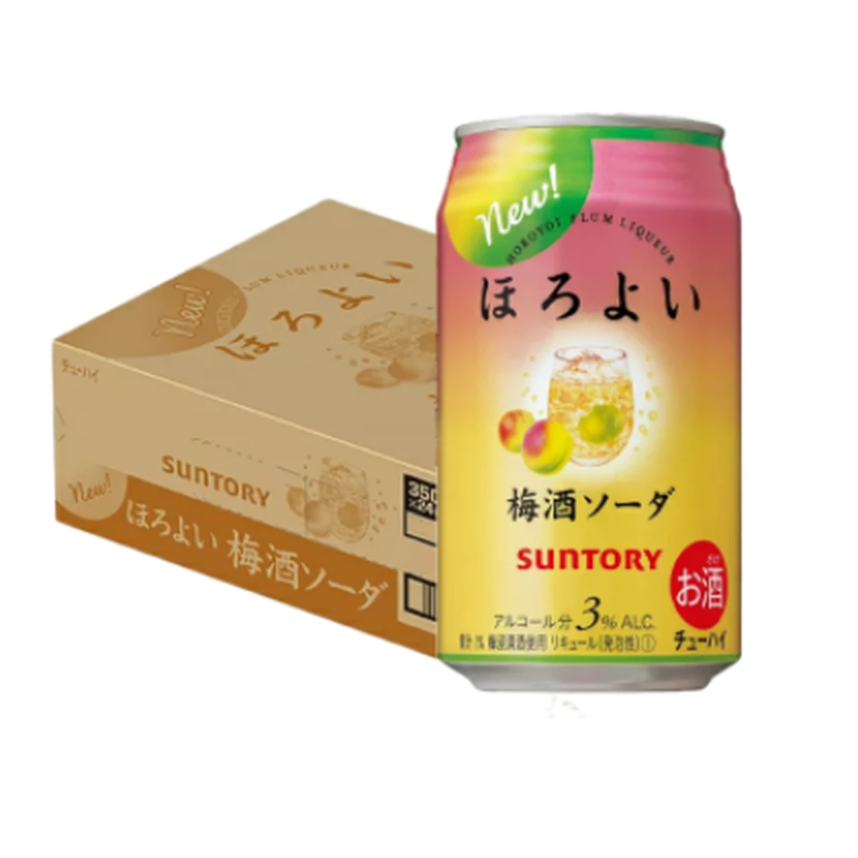Suntory Horoyoi Plum Wine Soda Cocktail 24x350ml image 0