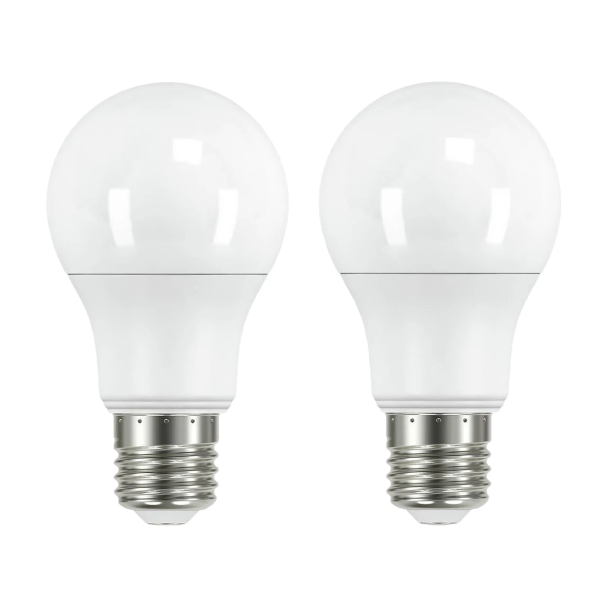 Morrisons Light Bulb LED Globe Frosted Screw A60 Warm White 7.3W 806 Lumens Dimmable 2pcs image 0