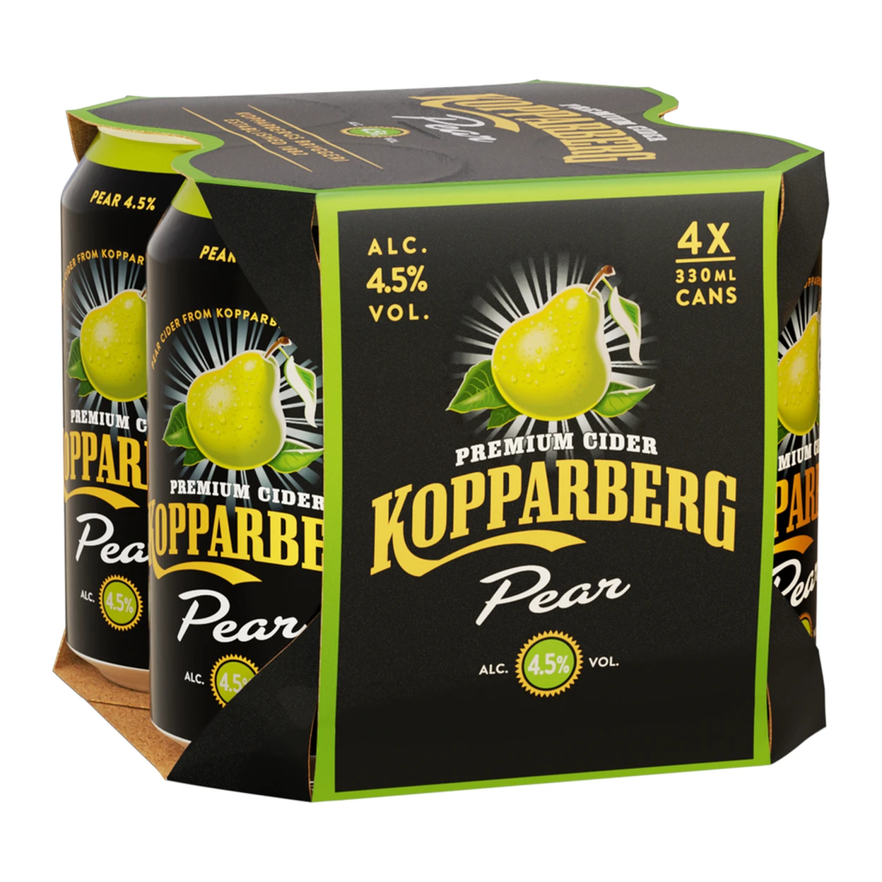 Kopparberg Pear Can - 4.5% 4x330ml image 0