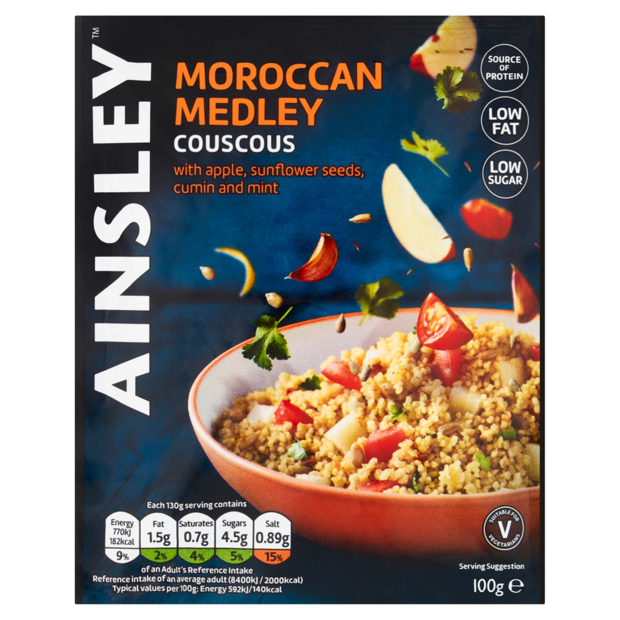 AINSLEY HARRIOTT MOROCCAN COUS COUS 100G image 0