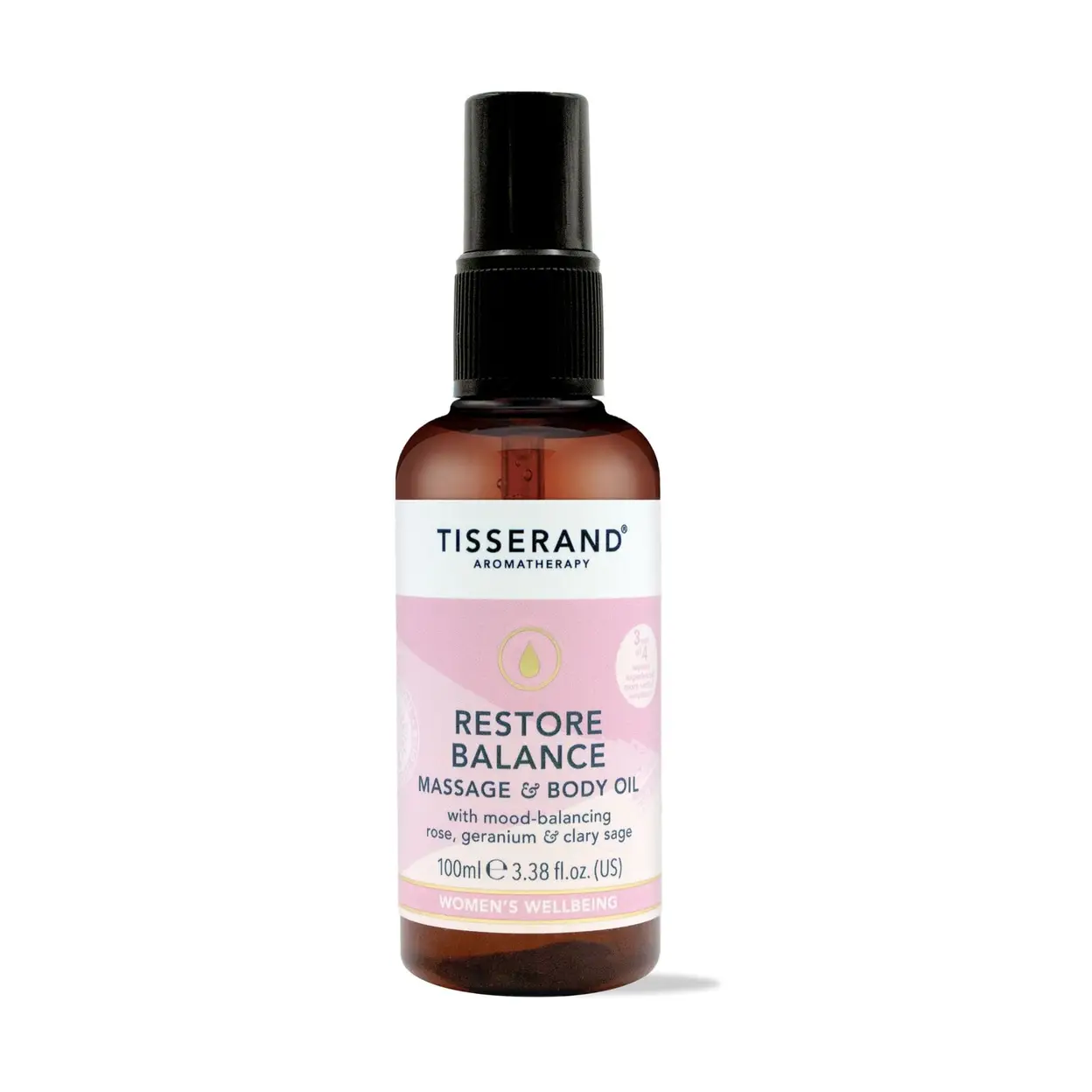 Tisserand Restore Balance Body Oil 100ml image 0