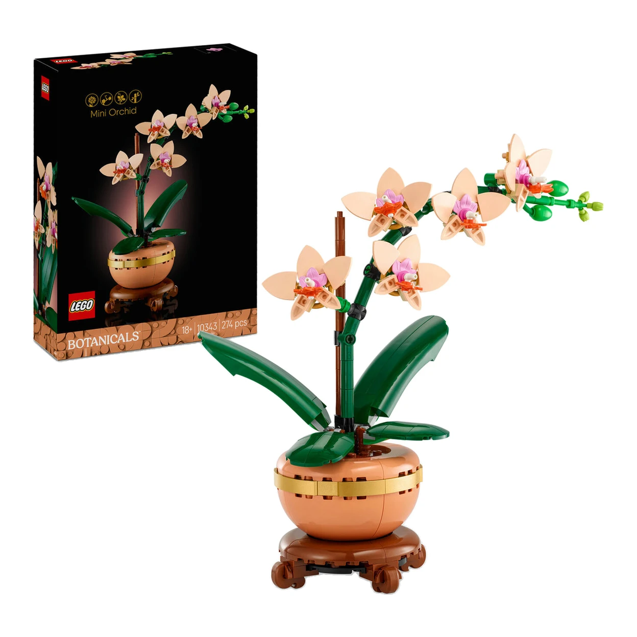 LEGO Botanicals Mini orchidée Set de construction image 0