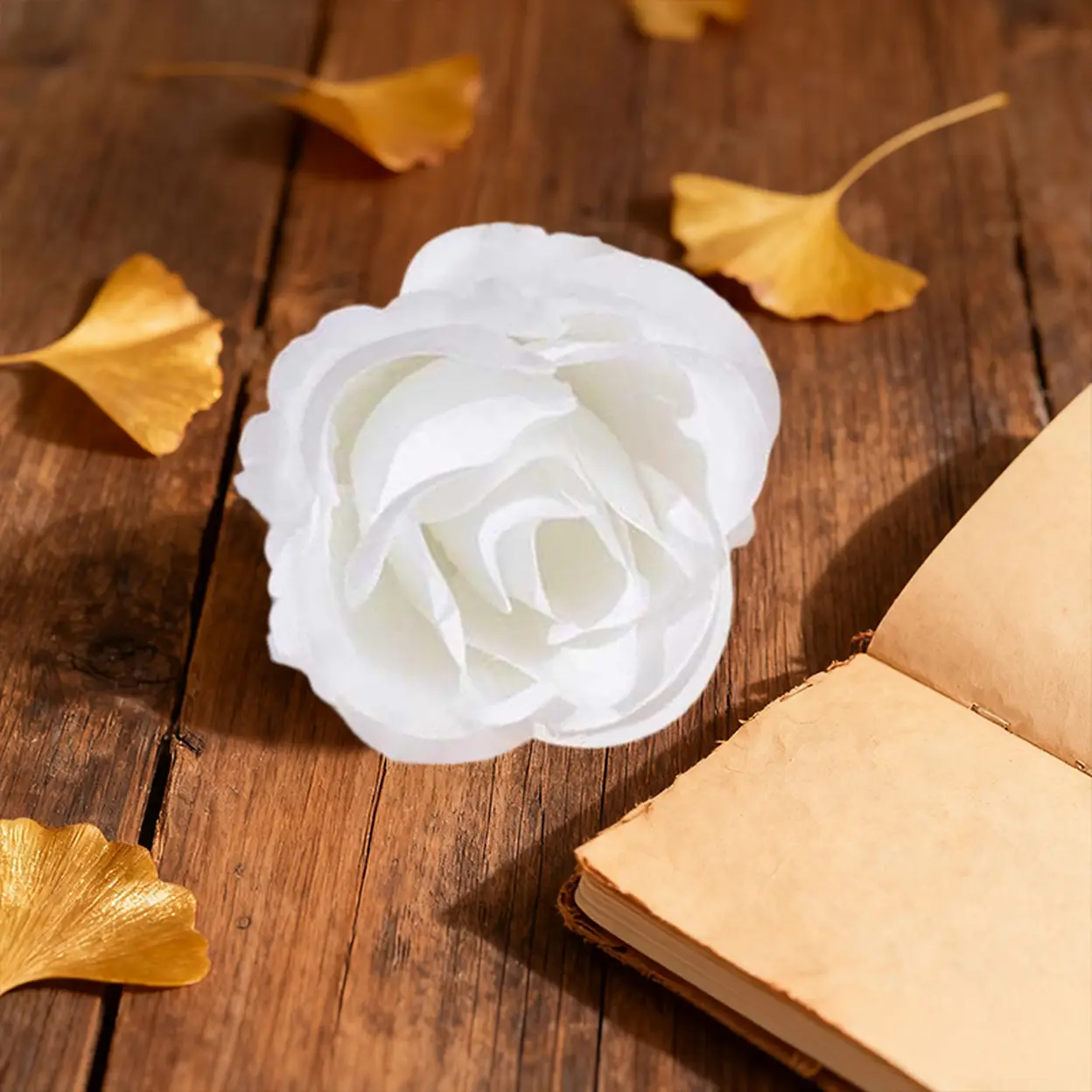 Wei’s Moment 20Pcs Artificial Flowers Roses, Real Touch
Foam Roses, Fake Flowers Rose for DIY Wedding Bridal Bouquets Baby Shower Table Centerpieces Home Decorations, Cream White image 0