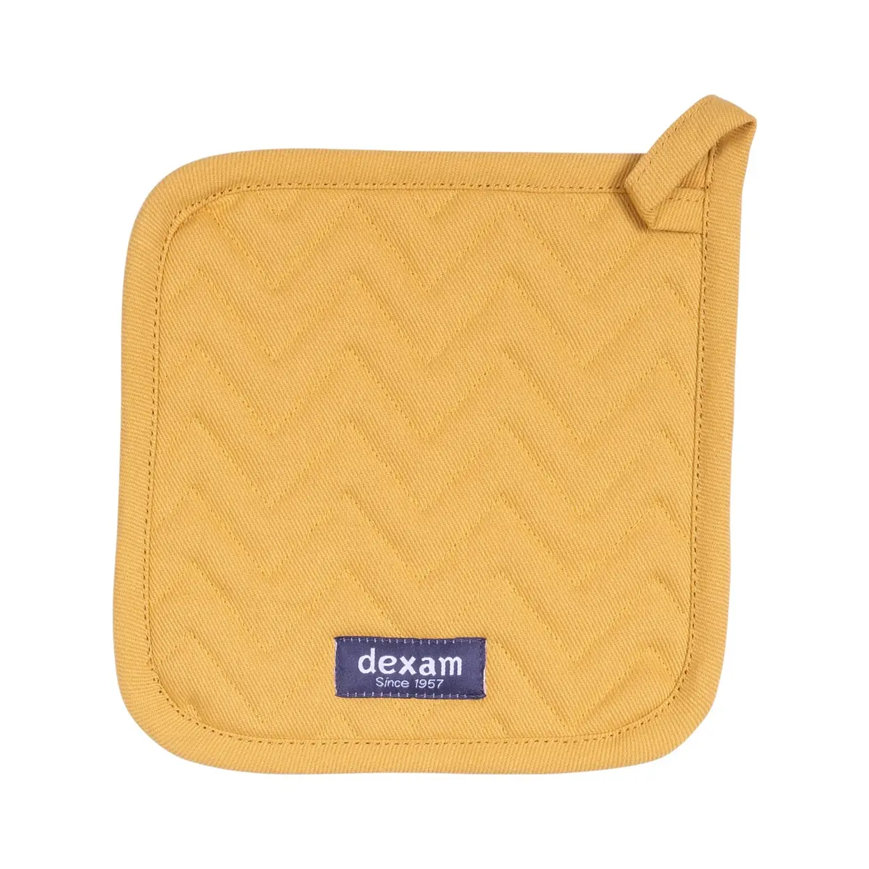 Dexam Pot Holder Love Colour 100% Cotton Ochre image 0