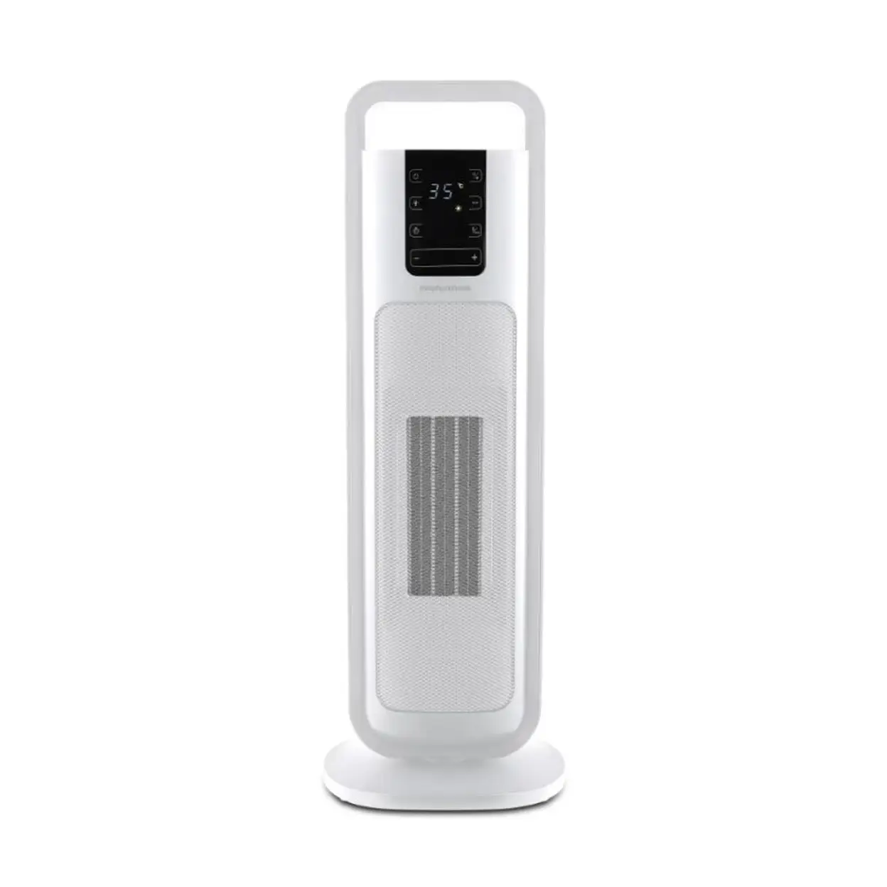Morphy Richards HeatFlux 2kW PTC Tower Fan Heater with Remote Control – White, 825403 image 0