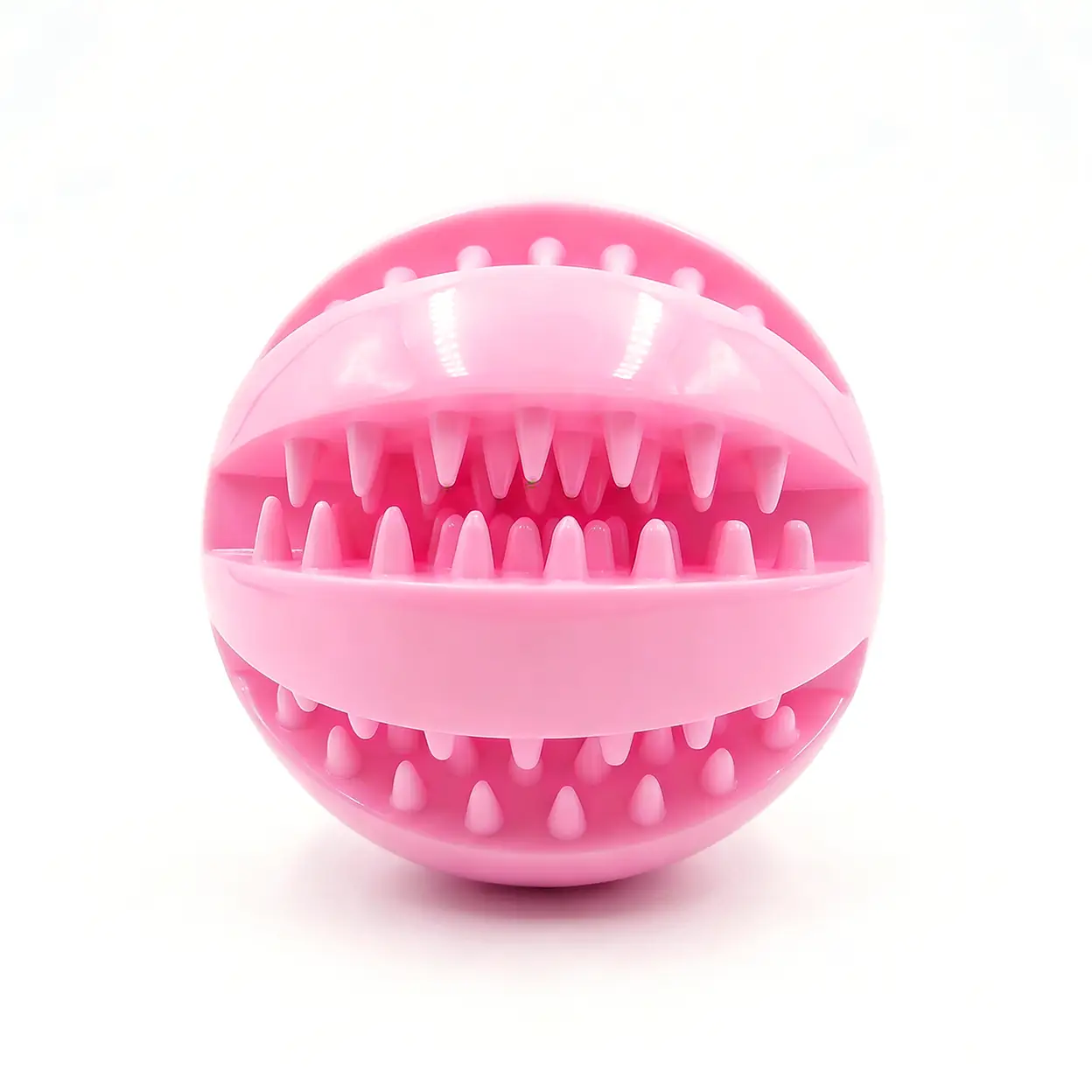 Blinkit Watermelon Ball Chew Toy for Dogs, TPR Durable Bite-Resistant Ball, Interactive Play and Teeth Cleaning Toy image 0
