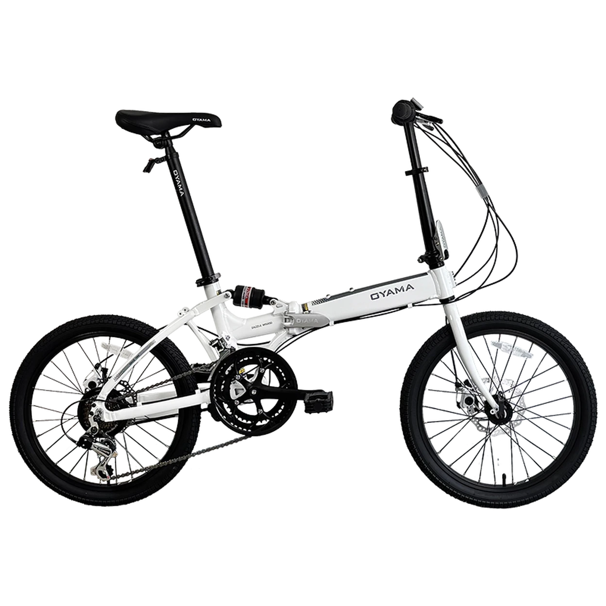 OYAMA-dazzle 500-folding bike-white image 0