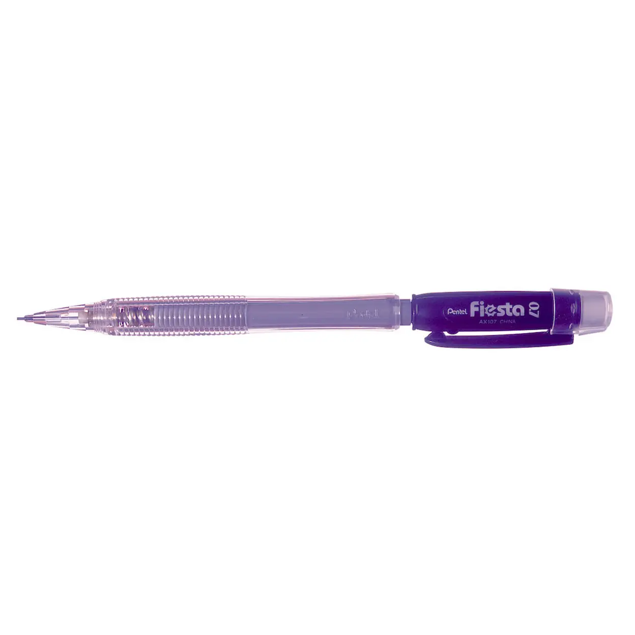Pentel Fiesta Mechanical Pencil 0.7mm Black Barrel Pack of 12 image 0
