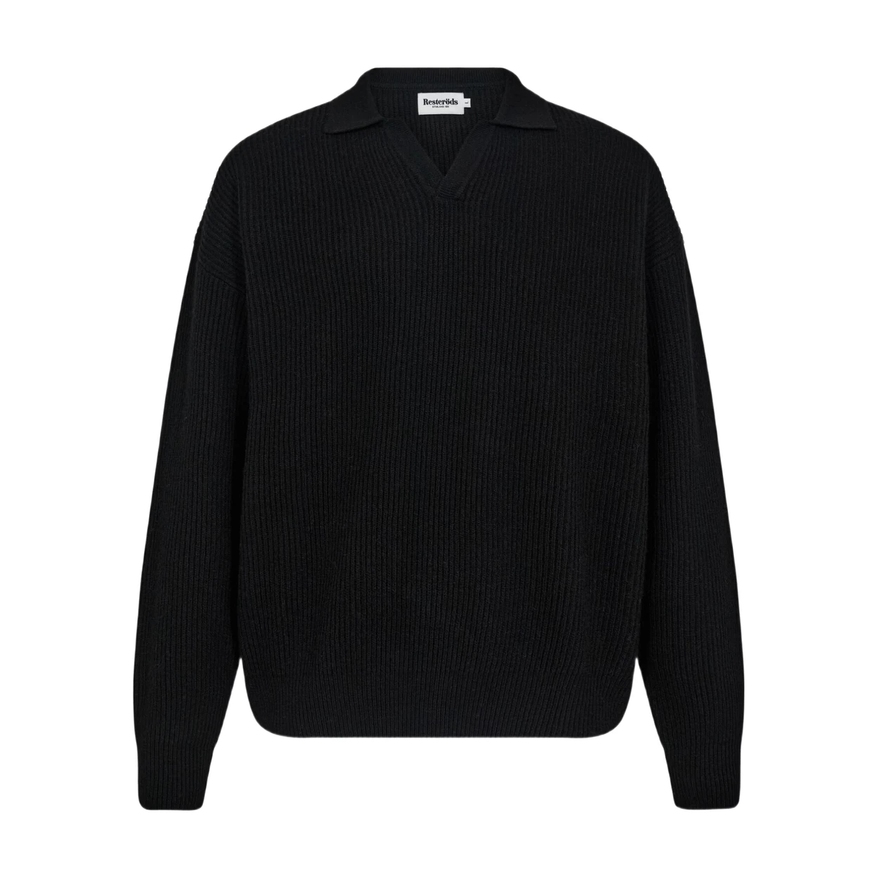 Resteröds Kane Polo tricoté en laine noir - Taille XL image 0