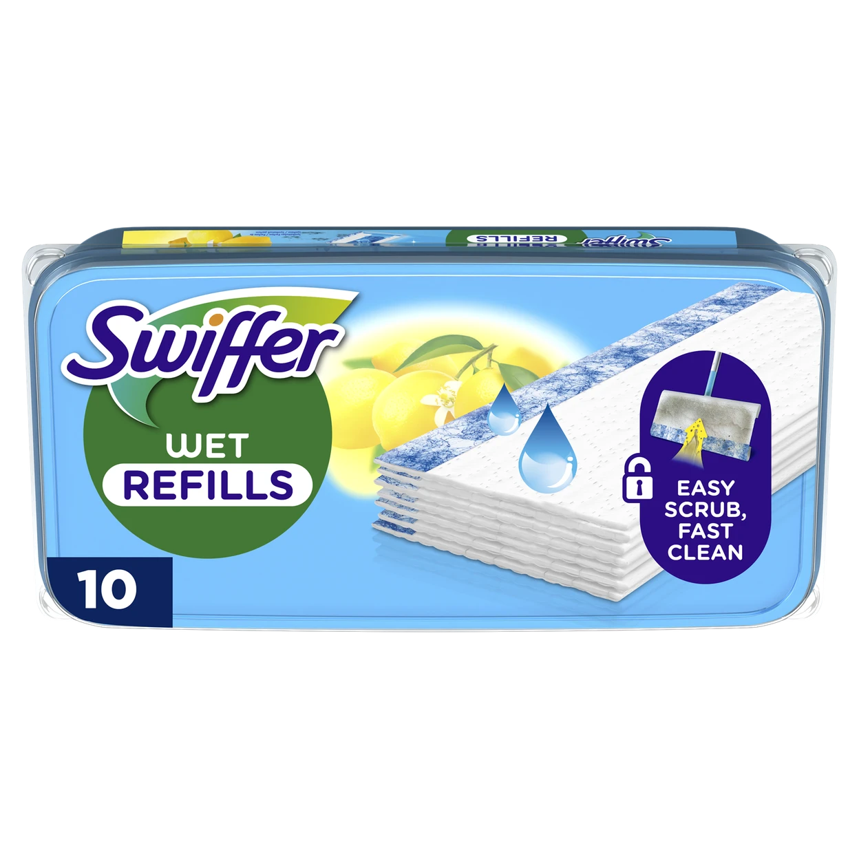 SWIFFER Lingettes humides au citron - 10 pièces image 0