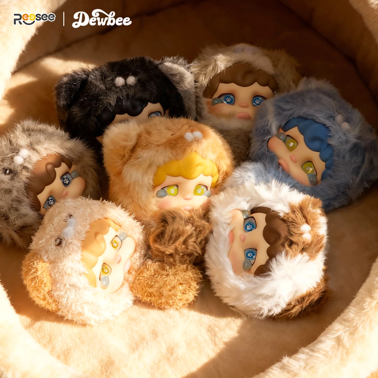 Blind box de pendentif en peluche Cat Rooler image 0