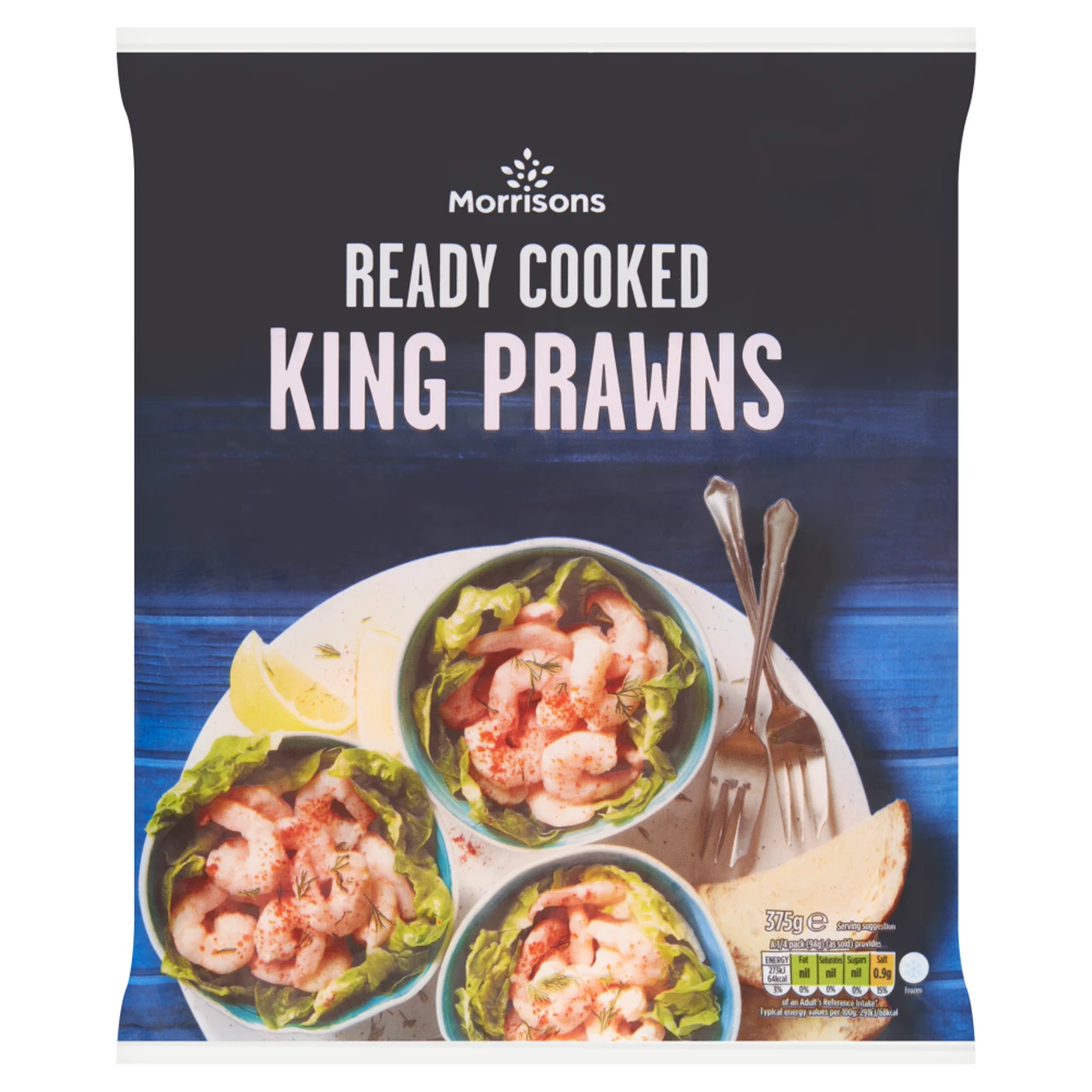 Morrisons Ready Cooked King Prawns 375g image 0