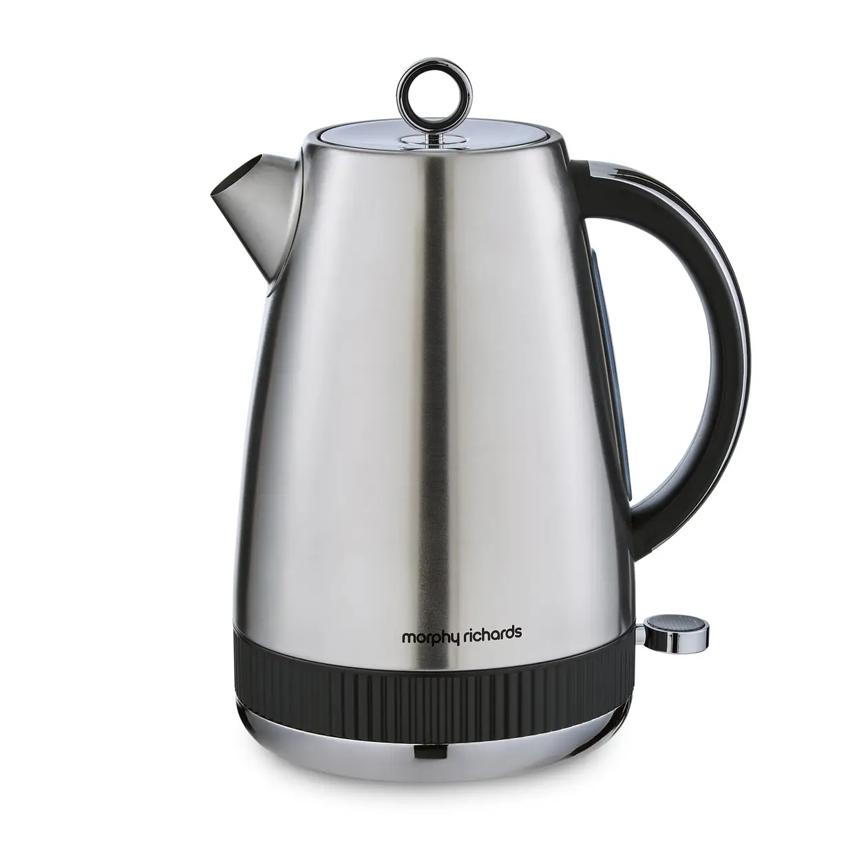 Morphy Richards Mexborough Jug Kettle, 1.7L, Black & Stainless Steel - 102901 image 0
