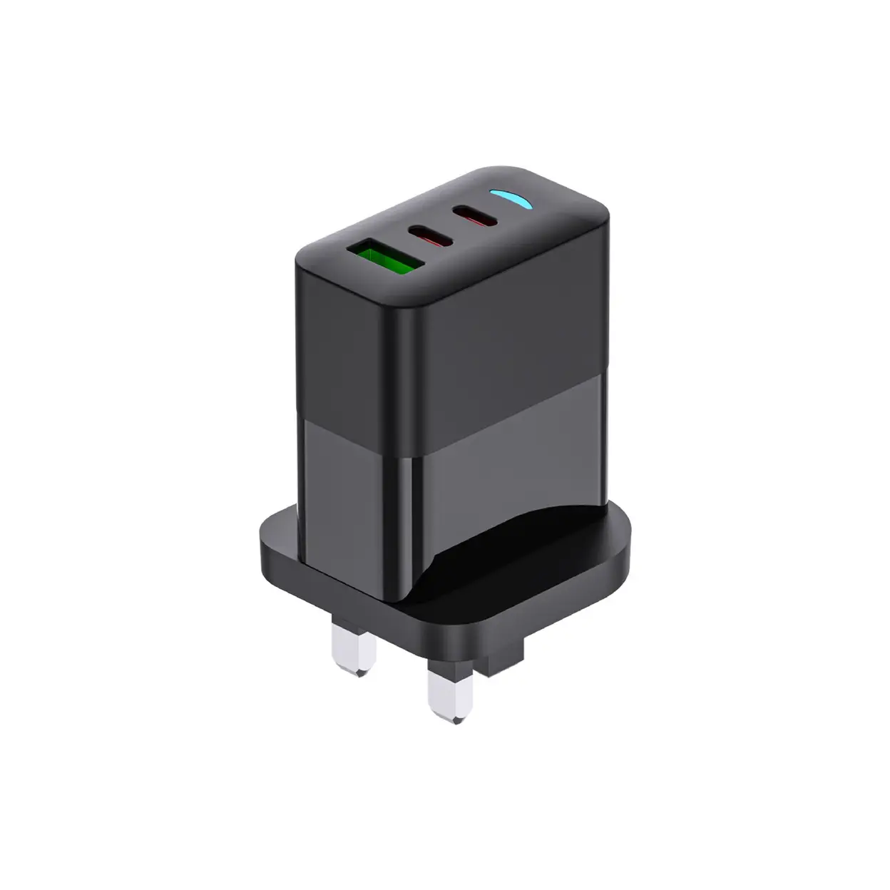 PAVAREAL K127CTC British standard GaN A+C+C PD65W charger set (dual flash charging) black image 0