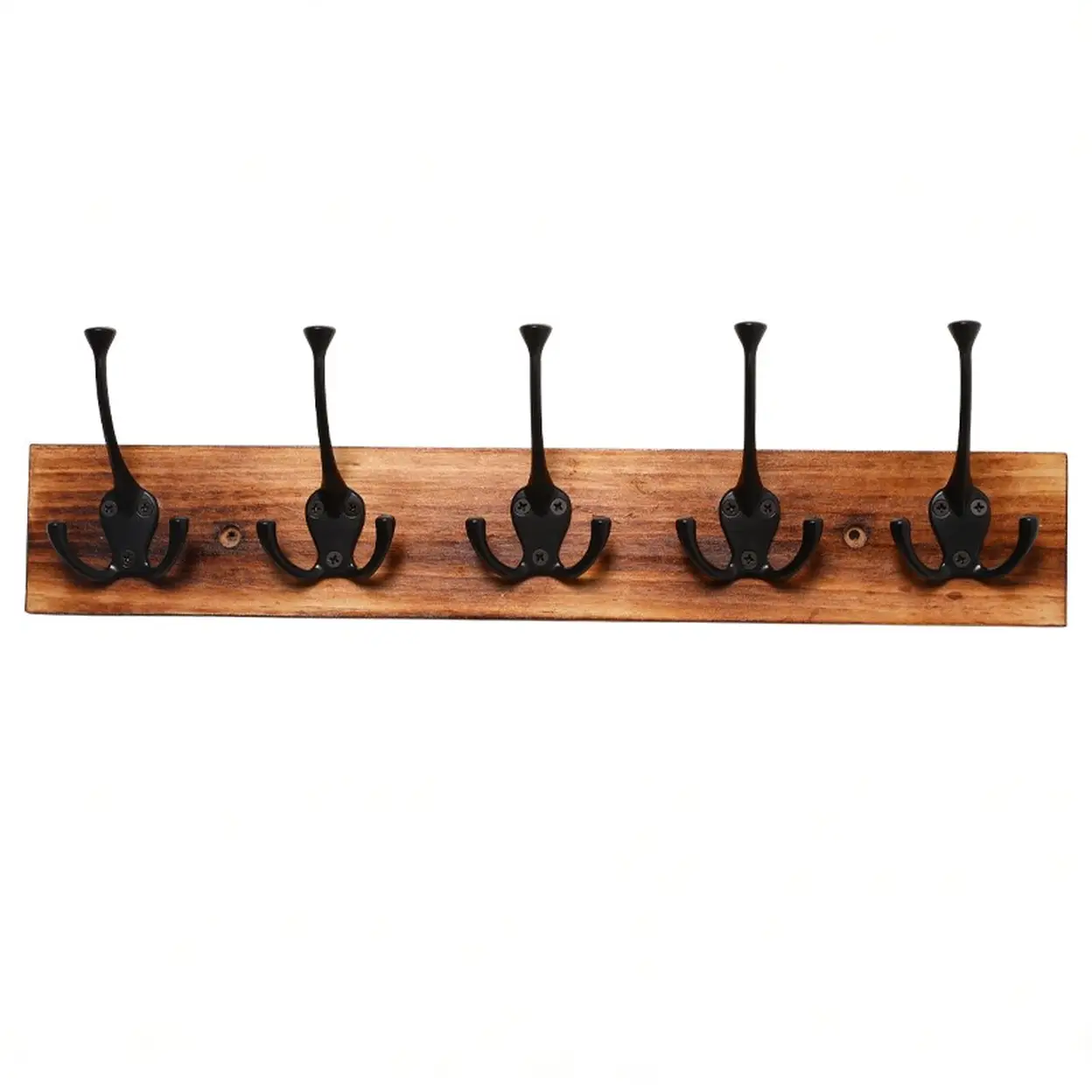 JU7CER Kitchen and bathroom storage hanging rackWall-mounted Kitchen & Bathroom Storage Rack, Multifunctional Storage Hanger, Modern Style, Multifunctional Hook Rail 45 centimeters in length image 0