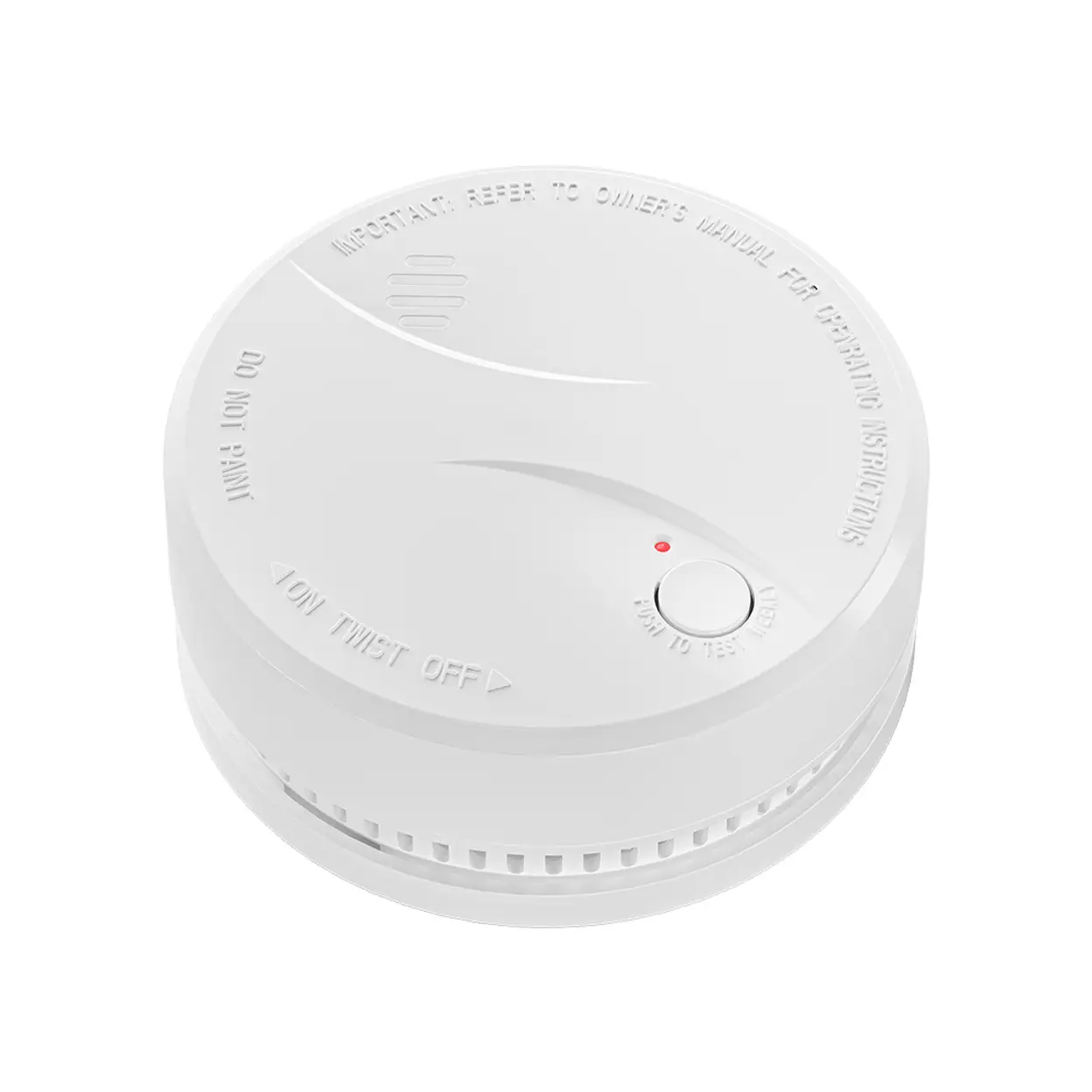HEIMAN Smoke Detector, 10 Year Fire Alarm, EN 14604 Certified, Photoelectric Smoke Detector, Lithium Long Term Battery, Fire Detector, 85 dB Alarm (Pack of 1) image 0