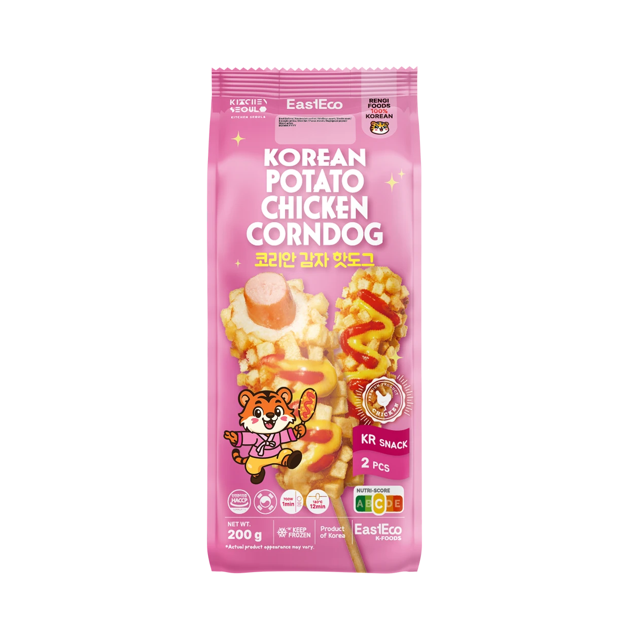 EeastEco Corndog Coréen au Poulet et à la Pomme de Terre Rengi's (2x100g) image 0