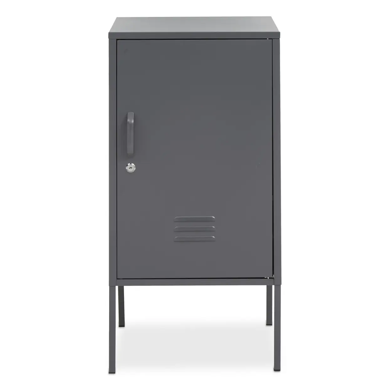 Interiors by Premier Storage Locker Academy Metal Cabinet Grey Small image 0