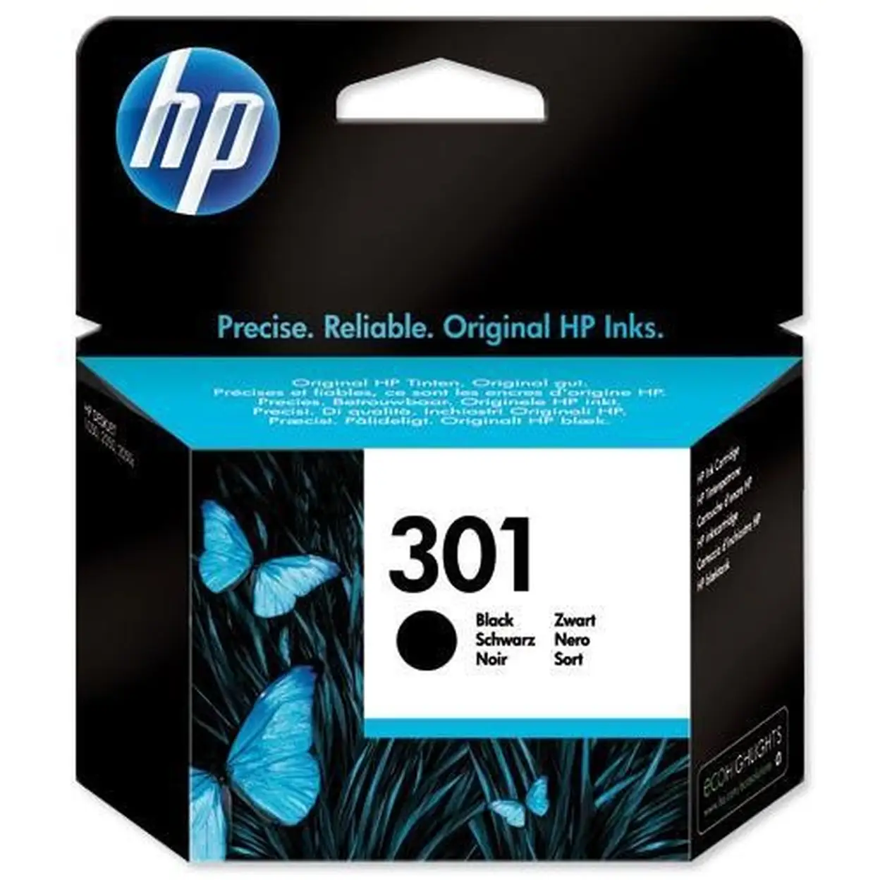 HP cartouche d'encre d'origine 301 Black CH561EE#UUS image 0