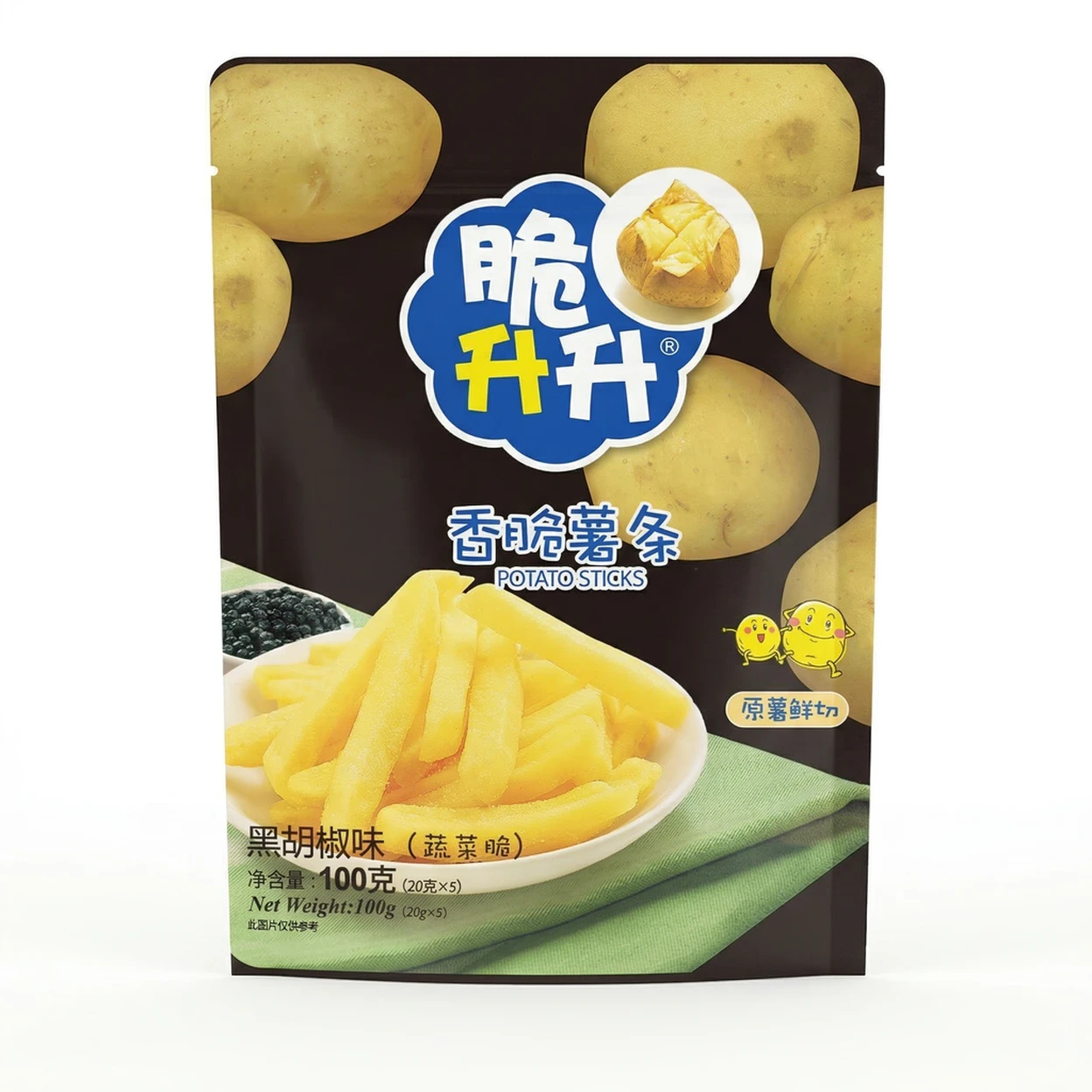 CSS Potato Sticks Black Pepper Flavor 100g image 0