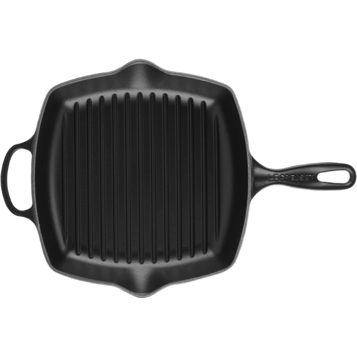 Le Creuset Skillet carré en fonte émaillée noir satiné - 26 cm image 0