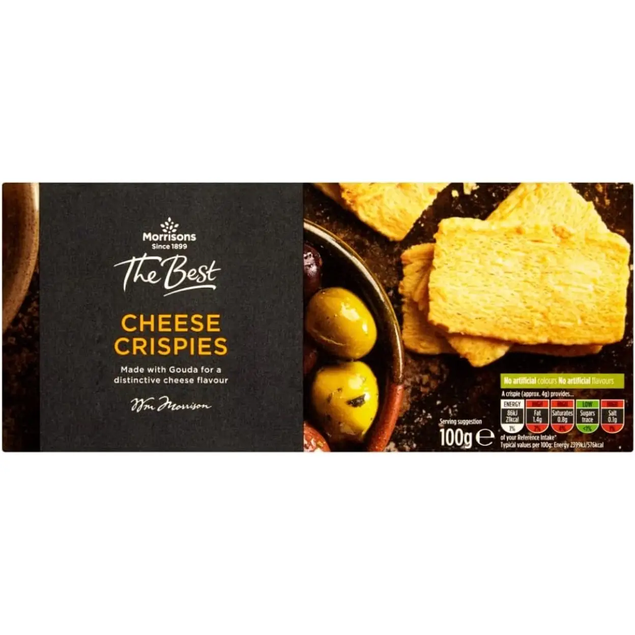 Morrisons The Best Cheese Crispies 100g image 0