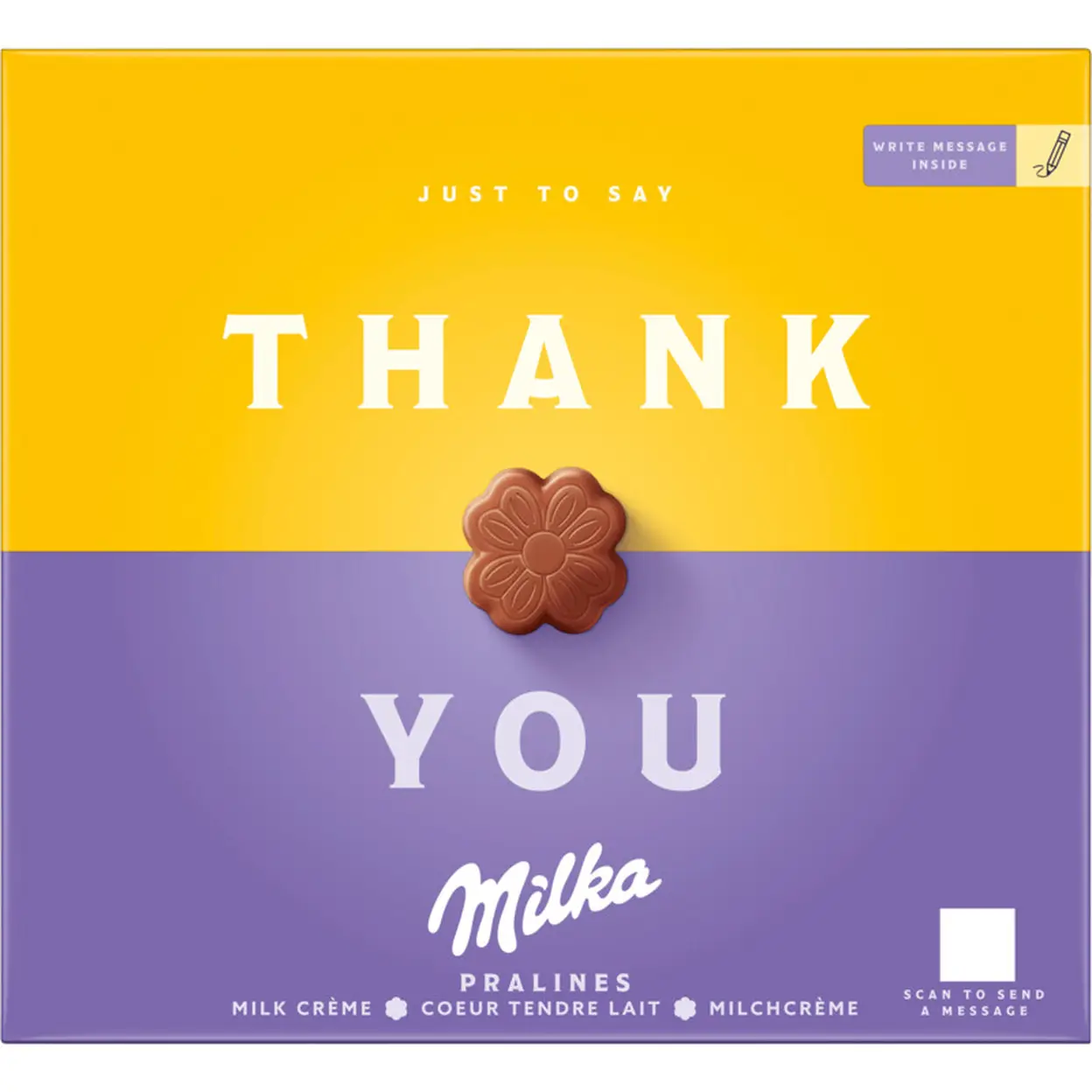 Milka Thank You Pralines Melkroom - 110 g image 0
