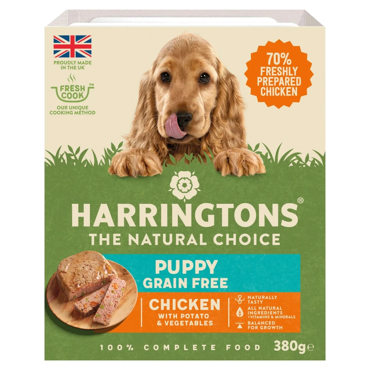 Harringtons Puppy Chicken with Potato & Vegetables 380g image 0