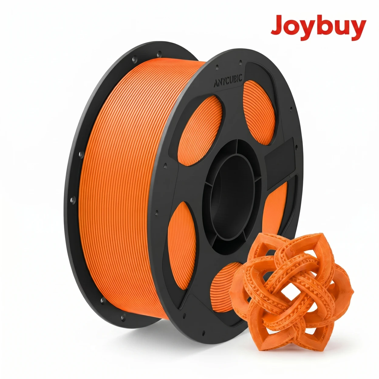 JOYBUY x ANYCUBIC Filament d'impression PLA Basic, Bobine de 1 kg, Diamètre de 1,75 mm, Tolérance de ±0,02 mm - Orange image 0