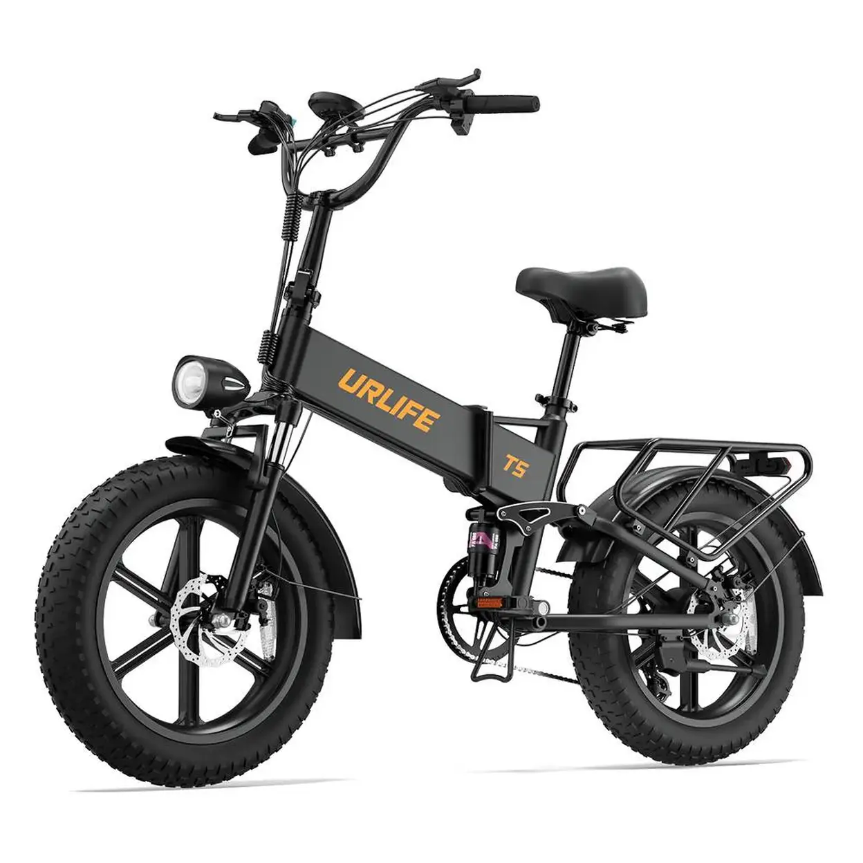 URLIFE T5 adult E-bike 750W 48V 13Ah battery Foldable Electric Bike,20-inch All-terrain fat tire E-Mountain bike URLIFE T5(bl image 0