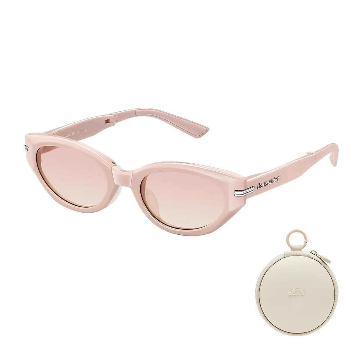 Beneunder FD315-CN306 Lunettes de soleil Cateye pliables - Rose image 0
