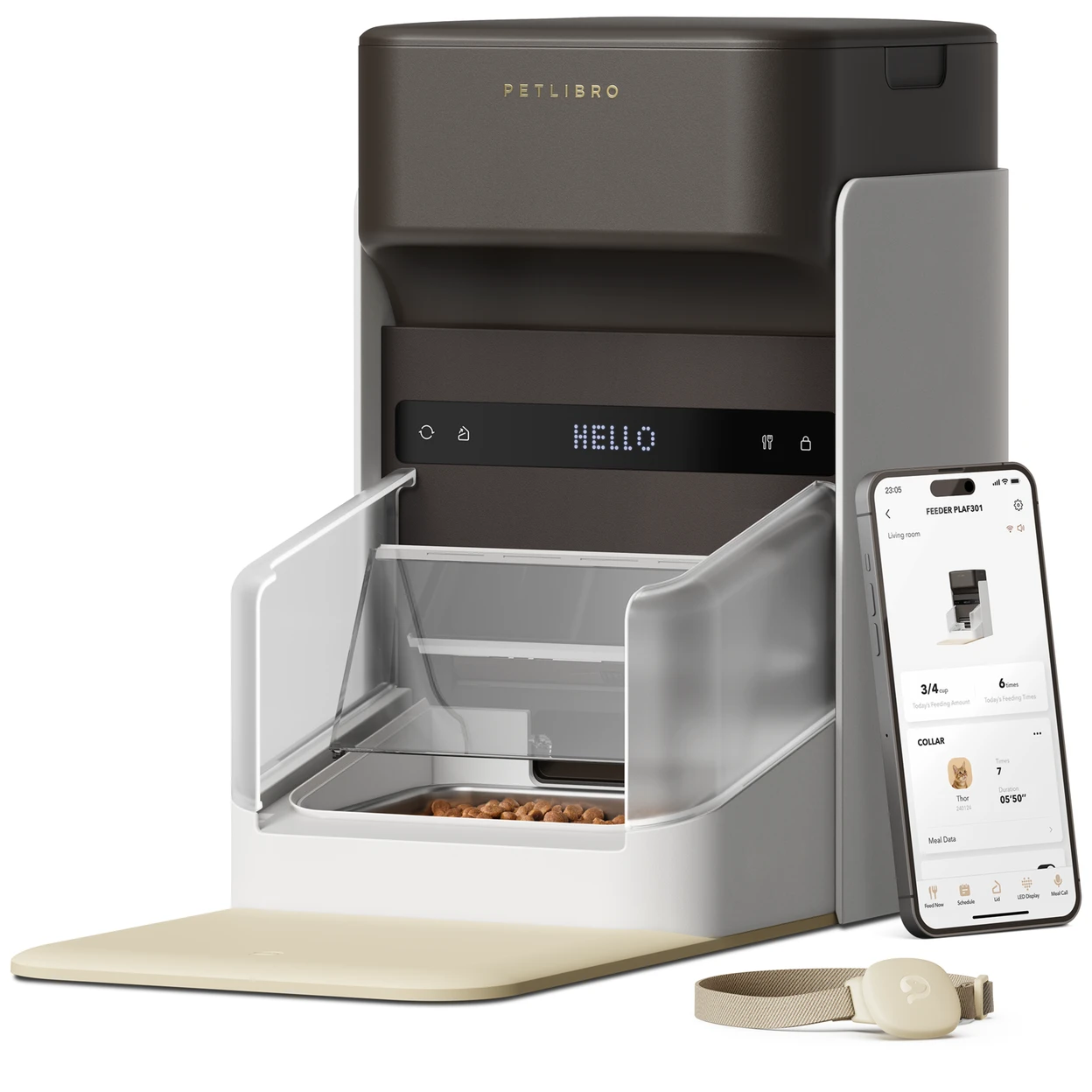 PETLIBRO RFID Automatic Cat Feeder 3L – App-Controlled, Collar Activated image 0