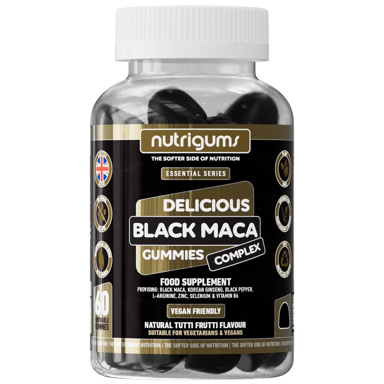 Nutrigums Black Maca Complex Libido Support Gummies - 60 Gummies image 0