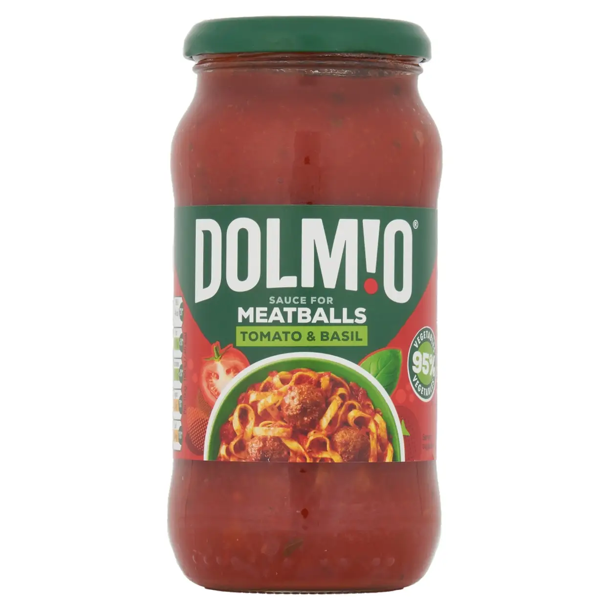Dolmio Bolognese Meatball Tomato and Basil Pasta Sauce 450g image 0