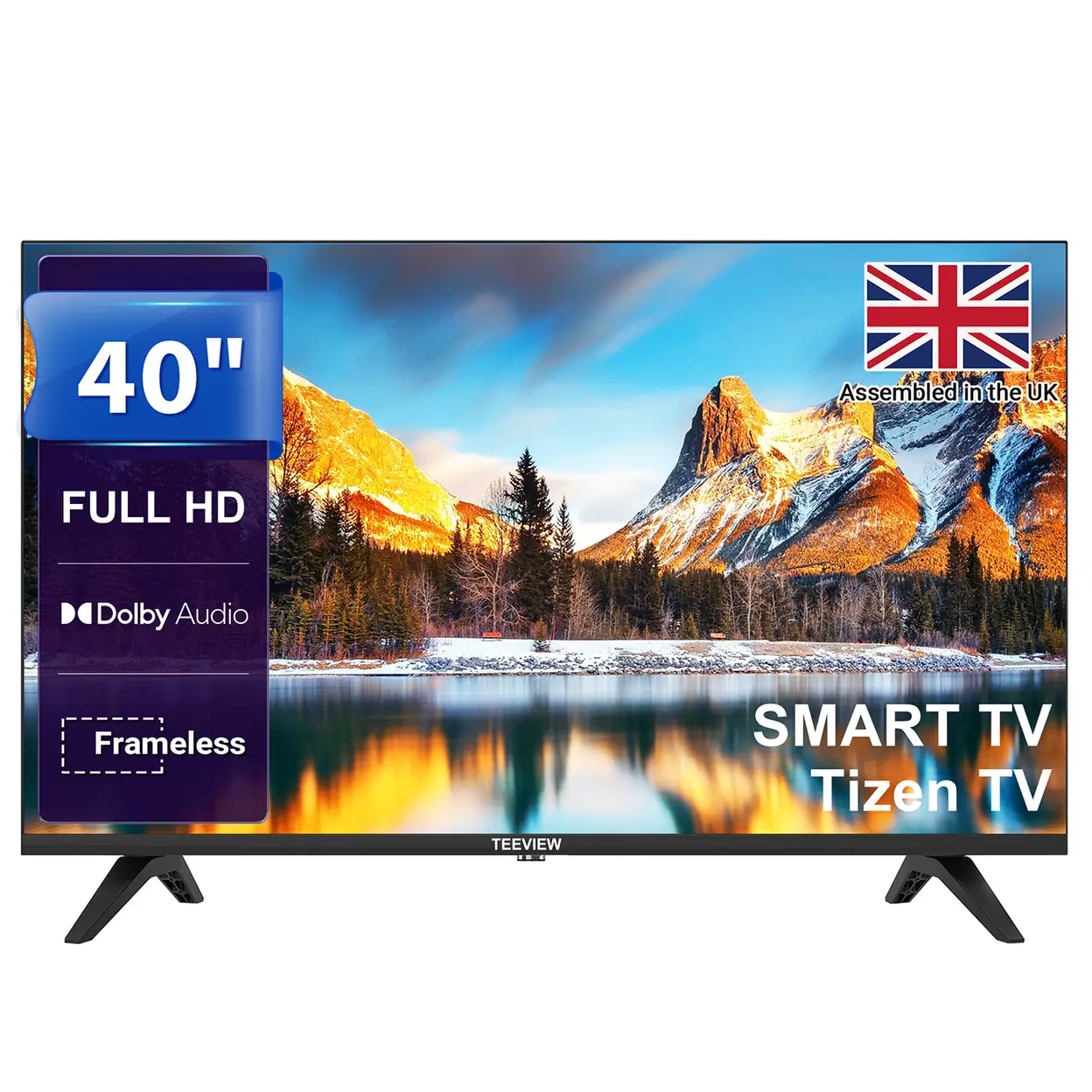 TeeView Full HD Smart TV powered by Tizen OS TV40QFT-UK 40 inch image 0