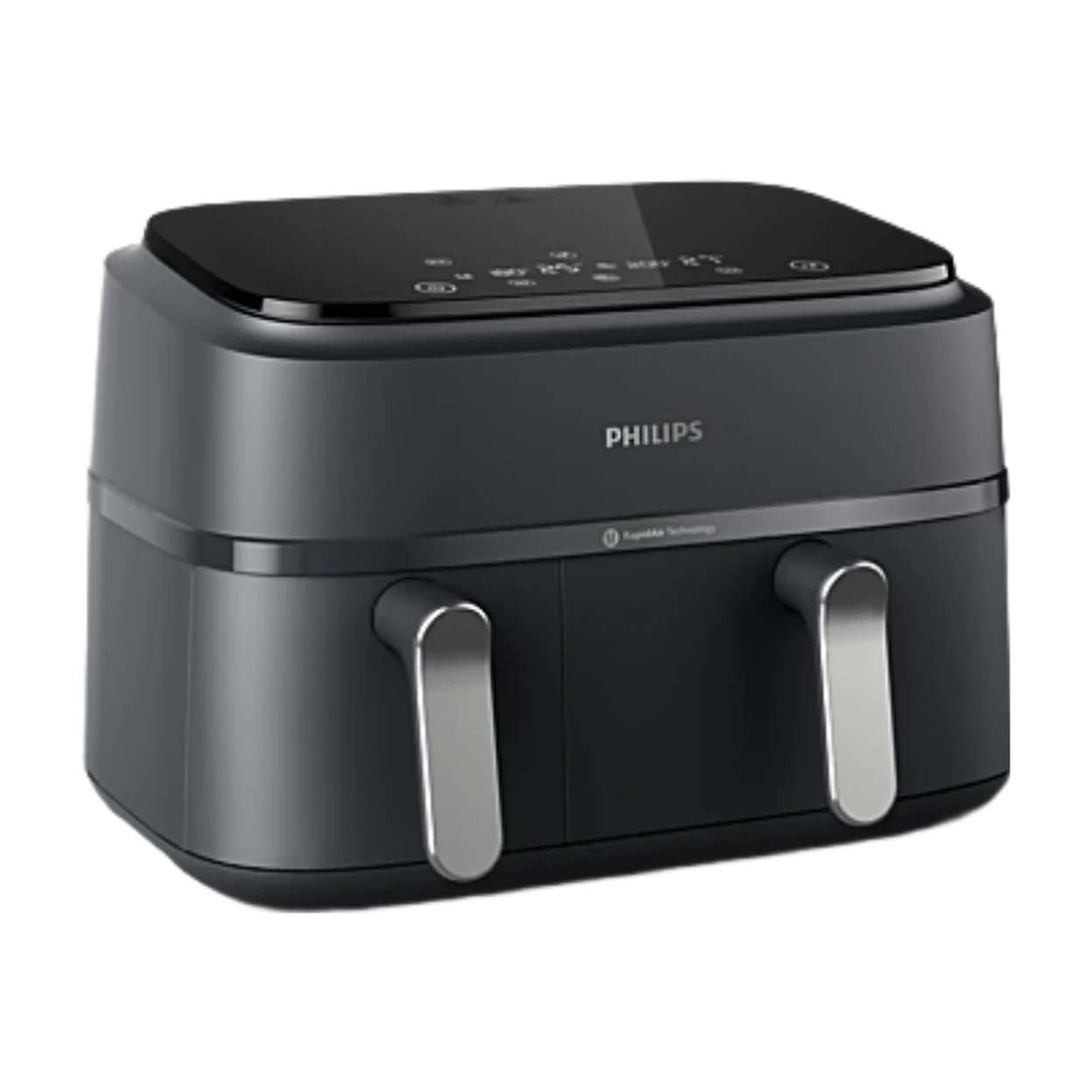 PHILIPS Friteuse sans huile Série 3000 NA351/00 double compartiment 9 L Noir image 0