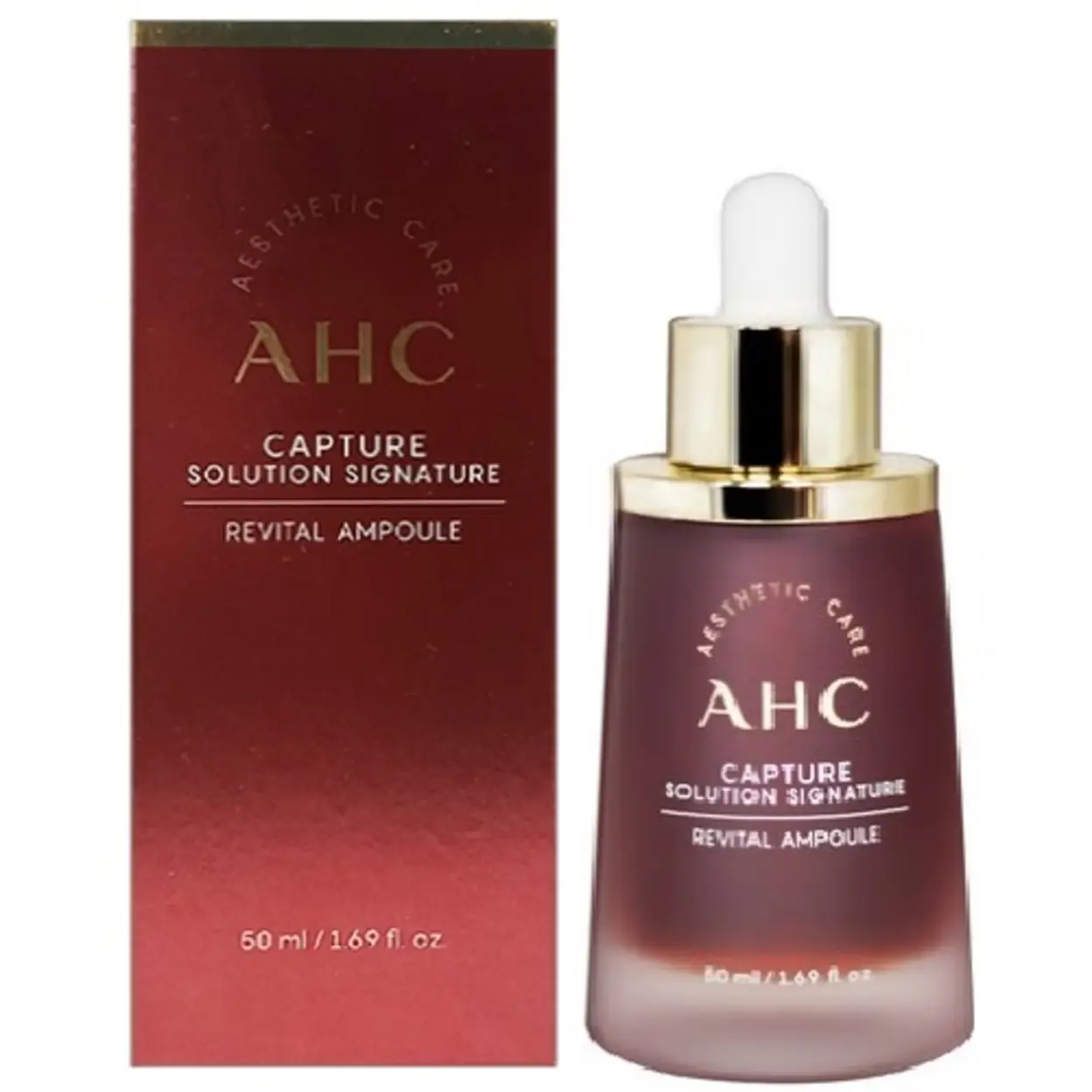 AHC Capture Solution Signature Rebital ampoule, sérum ampoule réparateur au collagène hautement efficace, 50 ml image 0