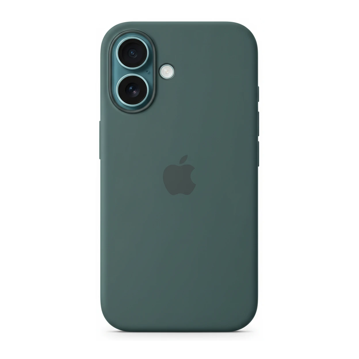 Apple coque en silicone MagSafe pour iPhone 16, vert d'eau image 0