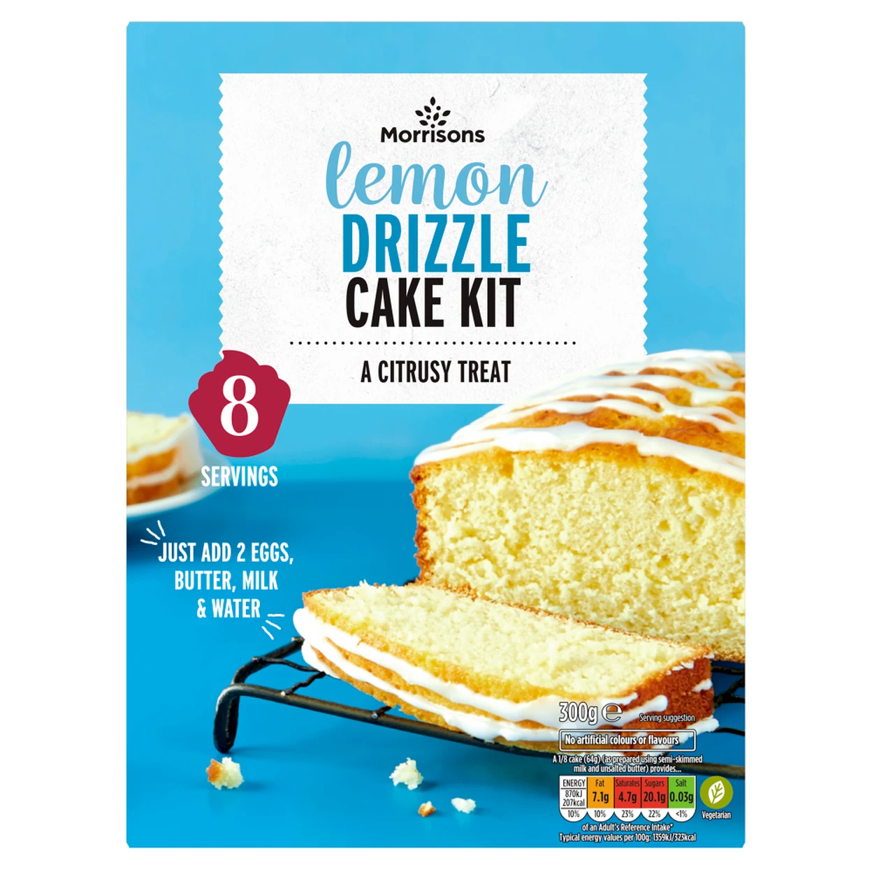 Morrisons Lemon Drizzle Cake Mix 320g image 0