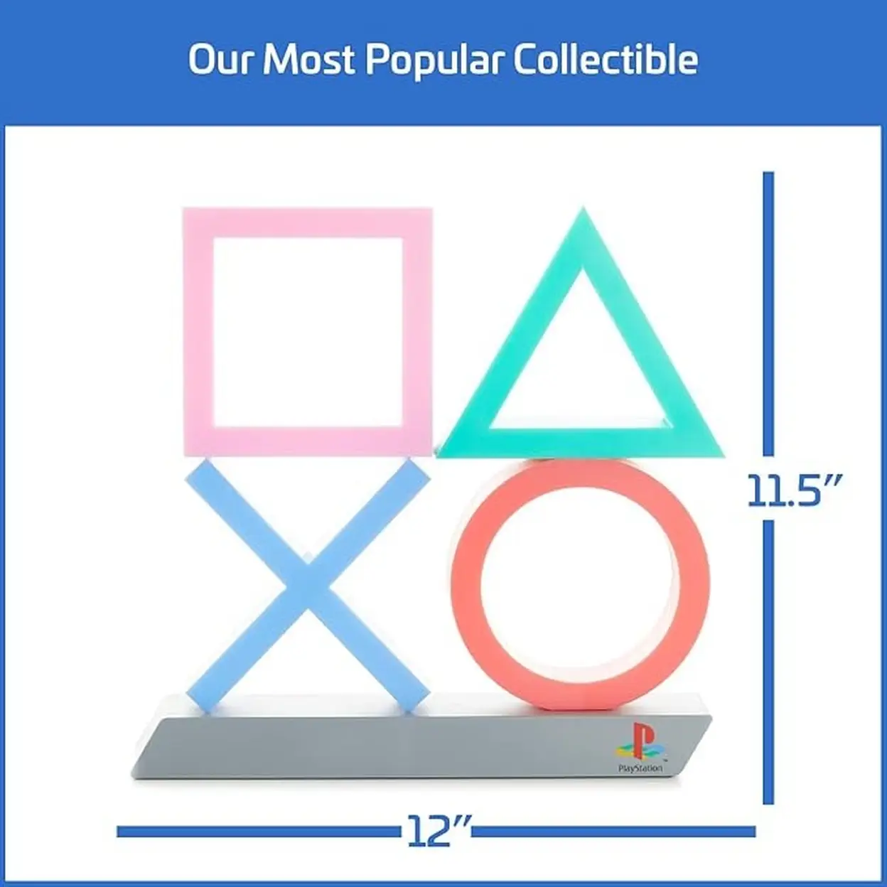 Sony PlayStation Lampe Icônes XL LED – Grand Format – Déco Chambre Gamer image 0