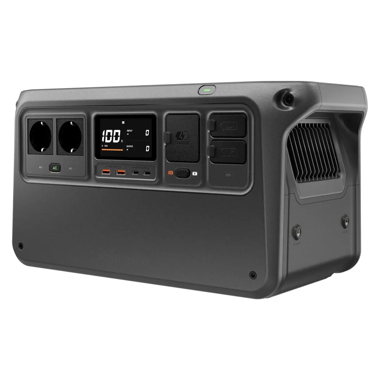 DJI Power 1000 V2 tragbare Powerstation, 1024 Wh, 2600 W Solargenerator, LiFePO4-Akku, kompakte Größe, Schnellladung in 37 min von 0 % auf 80 % für Camping, Zuhause und Wohnmobile image 0