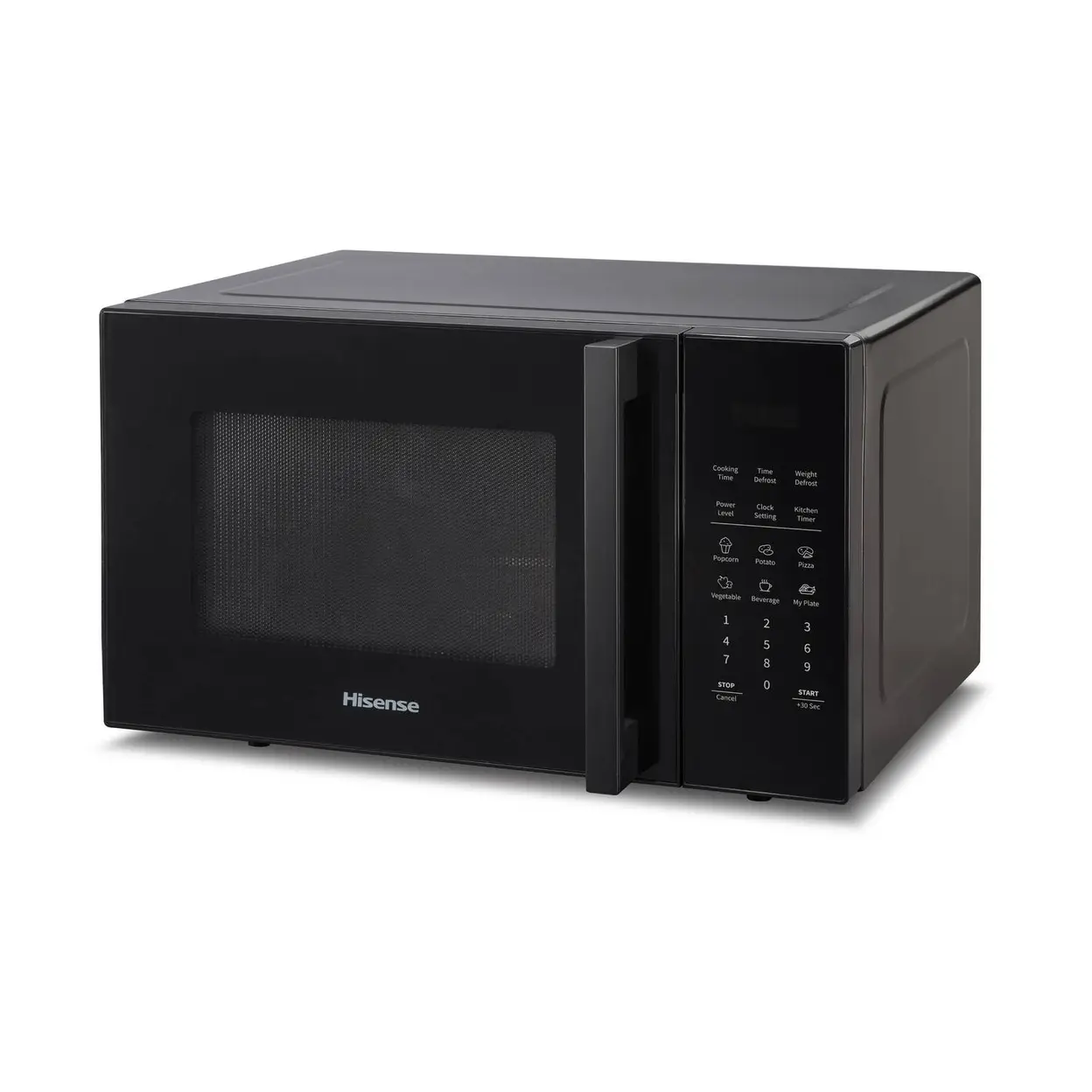 Hisense H25MOBS7HUK Digital Solo Microwave - 900W, 25L, Black with Auto Defrost, Digital Display & Smart Cook image 0