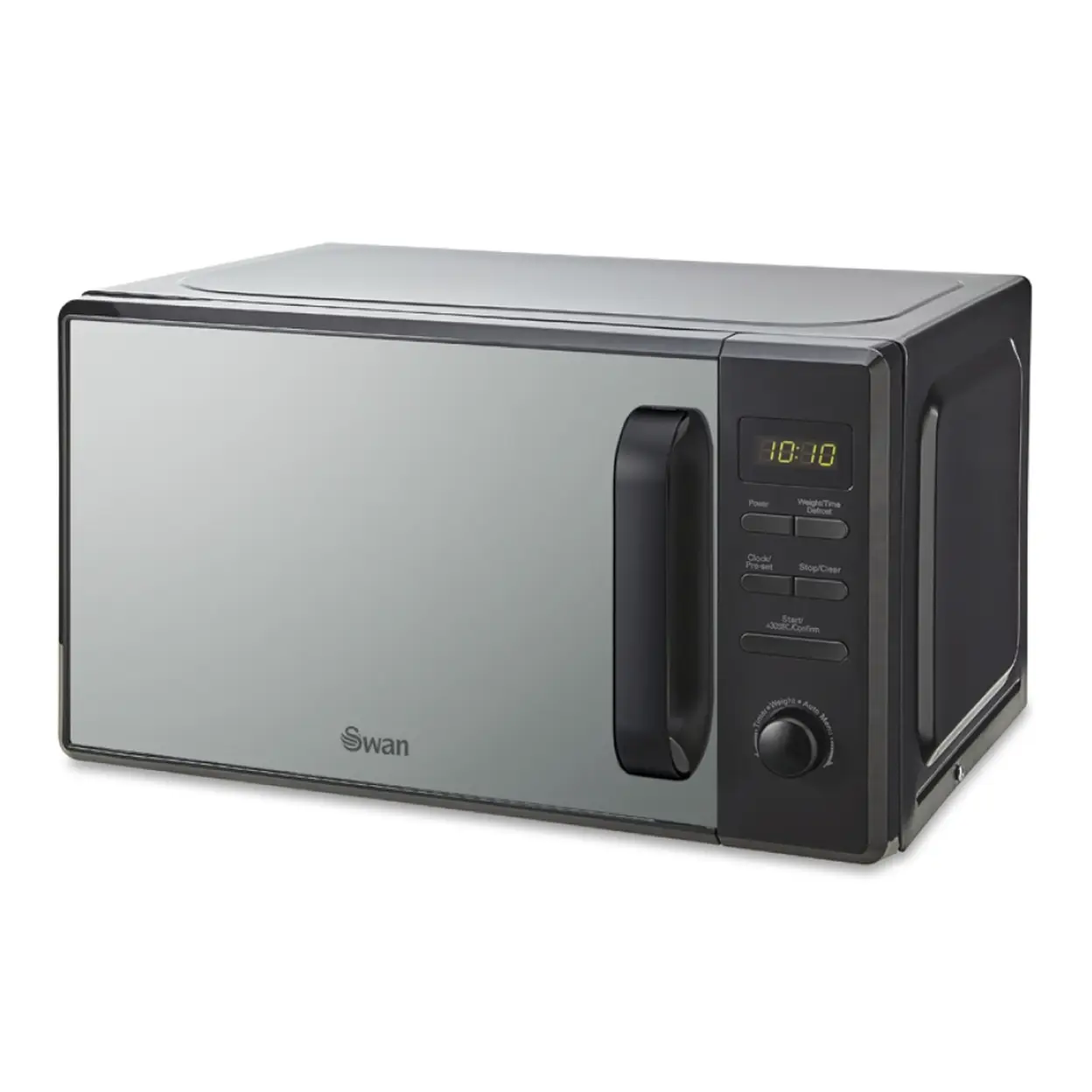Swan Digital Microwave - 20L, 800W, Black, 5 Power Levels, with 95-Minute Timer, SM4421BLK image 0