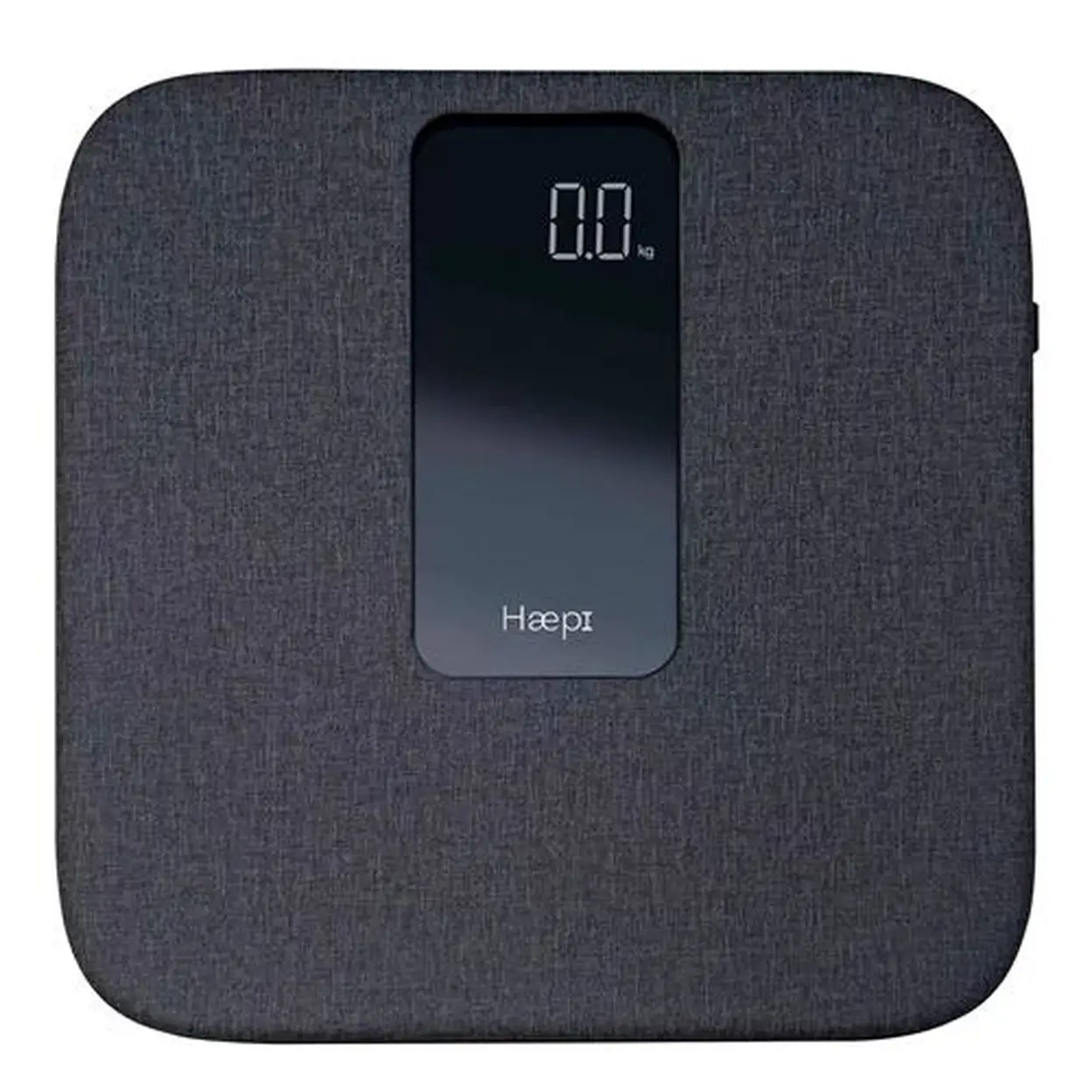 Haepi Balance électronique en lin ultra-douce avec grand écran - 180 kg - Piles incluses - Garantie 15 ans image 0