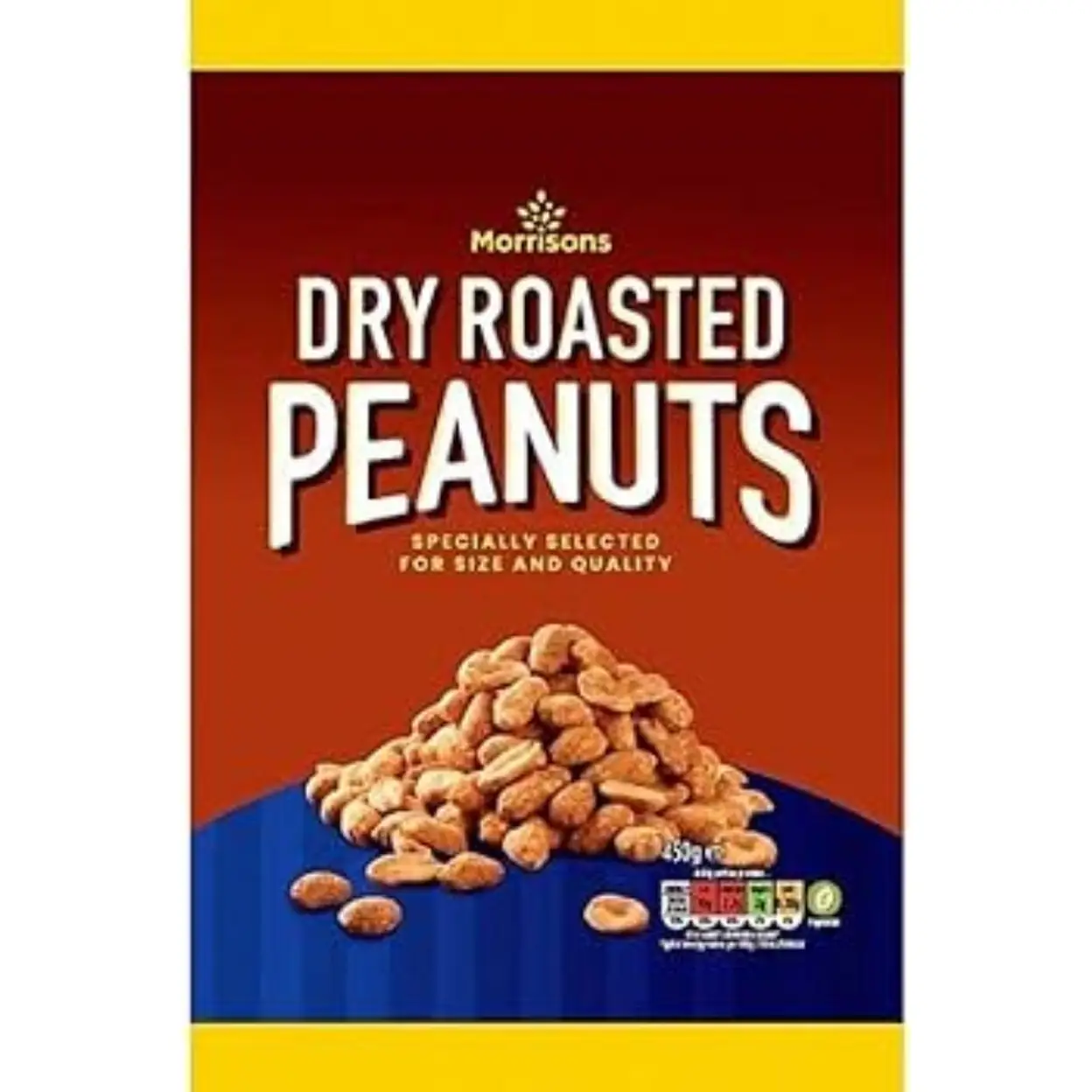 Morrisons Dry Roasted Peanuts 200g image 0