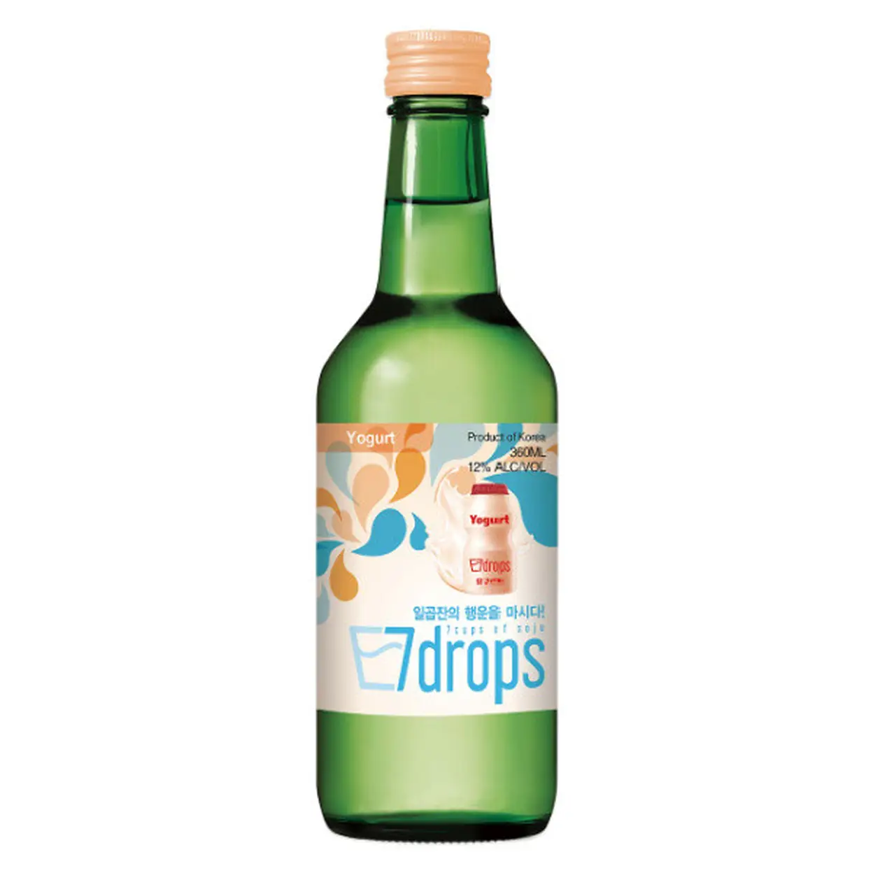 7DROPS Soju au yaourt Alc. 12 % vol. 360 ml image 0